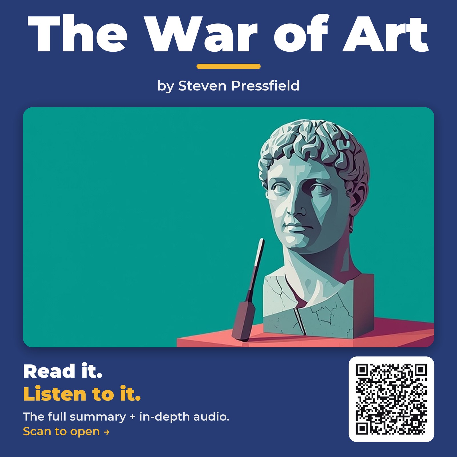 The War of Art by Steven Pressfield - Book Summary episode artwork