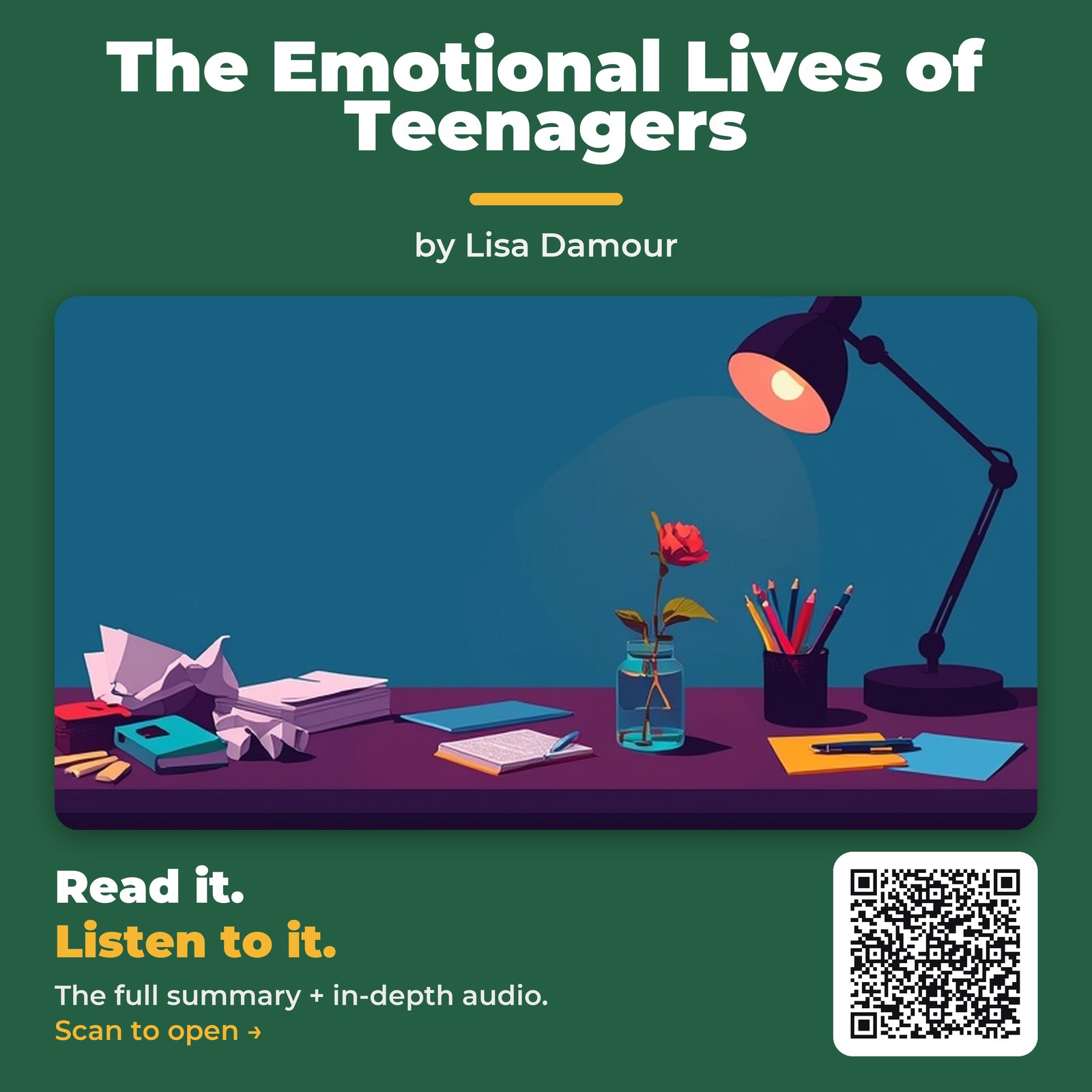 The Emotional Lives of Teenagers by Lisa Damour - Book Summary