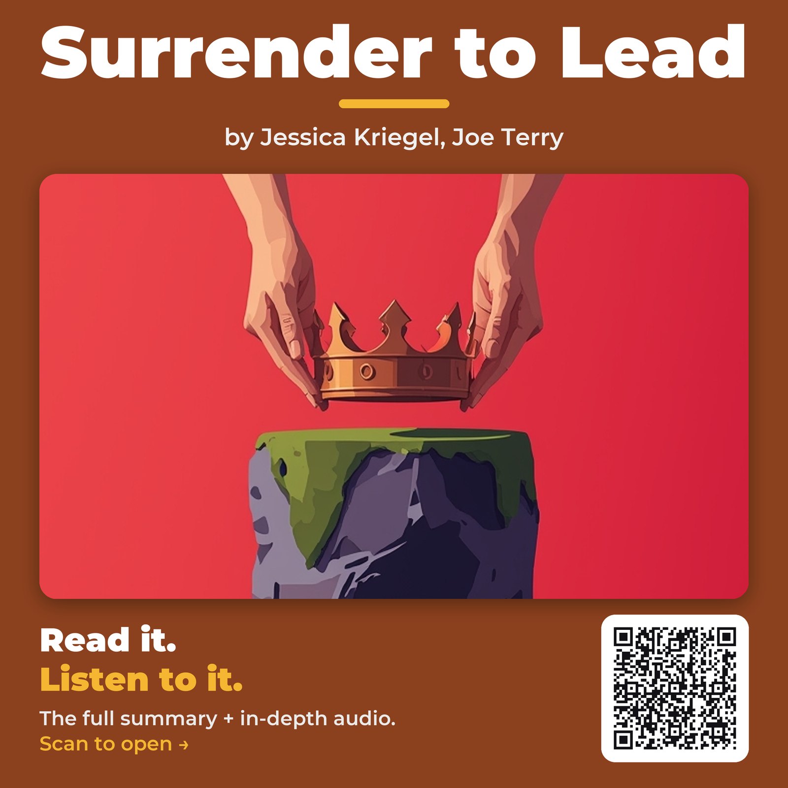 Surrender to Lead by Jessica Kriegel, Joe Terry
