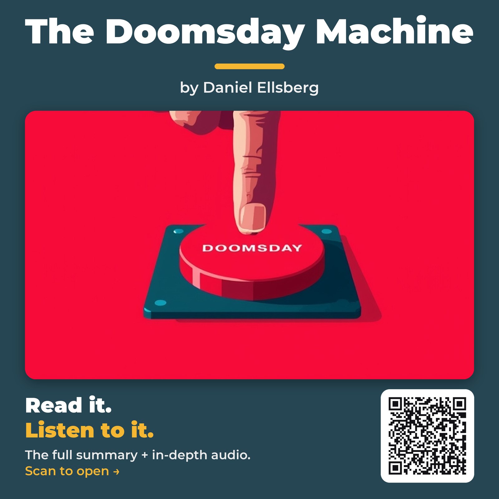 The Doomsday Machine by Daniel Ellsberg - Book Summary