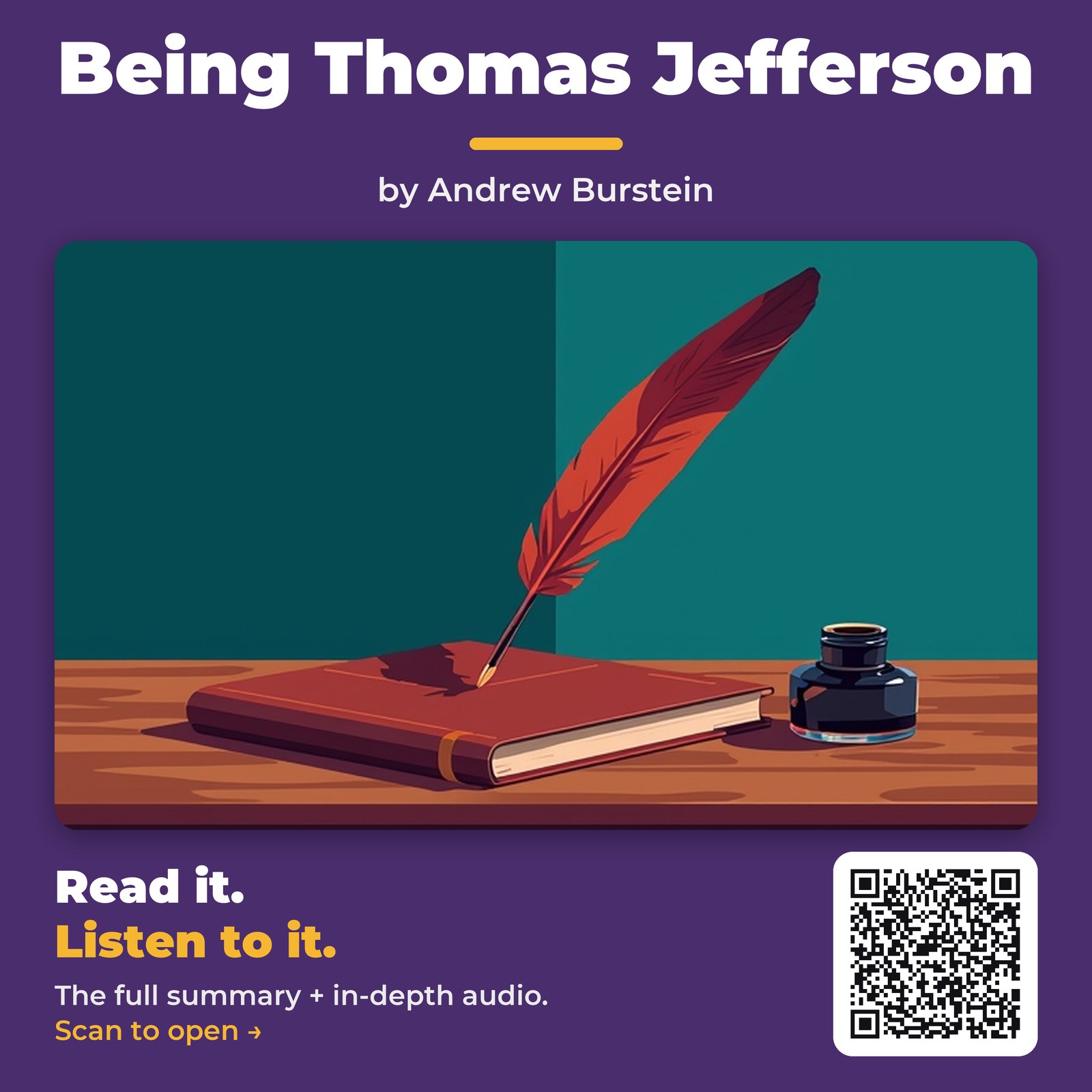 Being Thomas Jefferson by Andrew Burstein - Book Summary