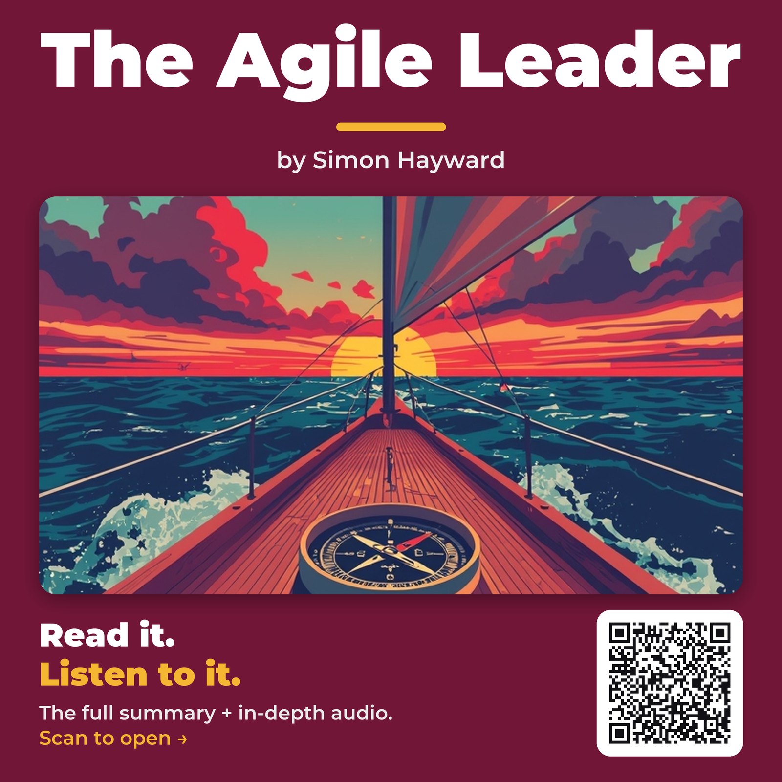 The Agile Leader by Simon Hayward - Book Summary