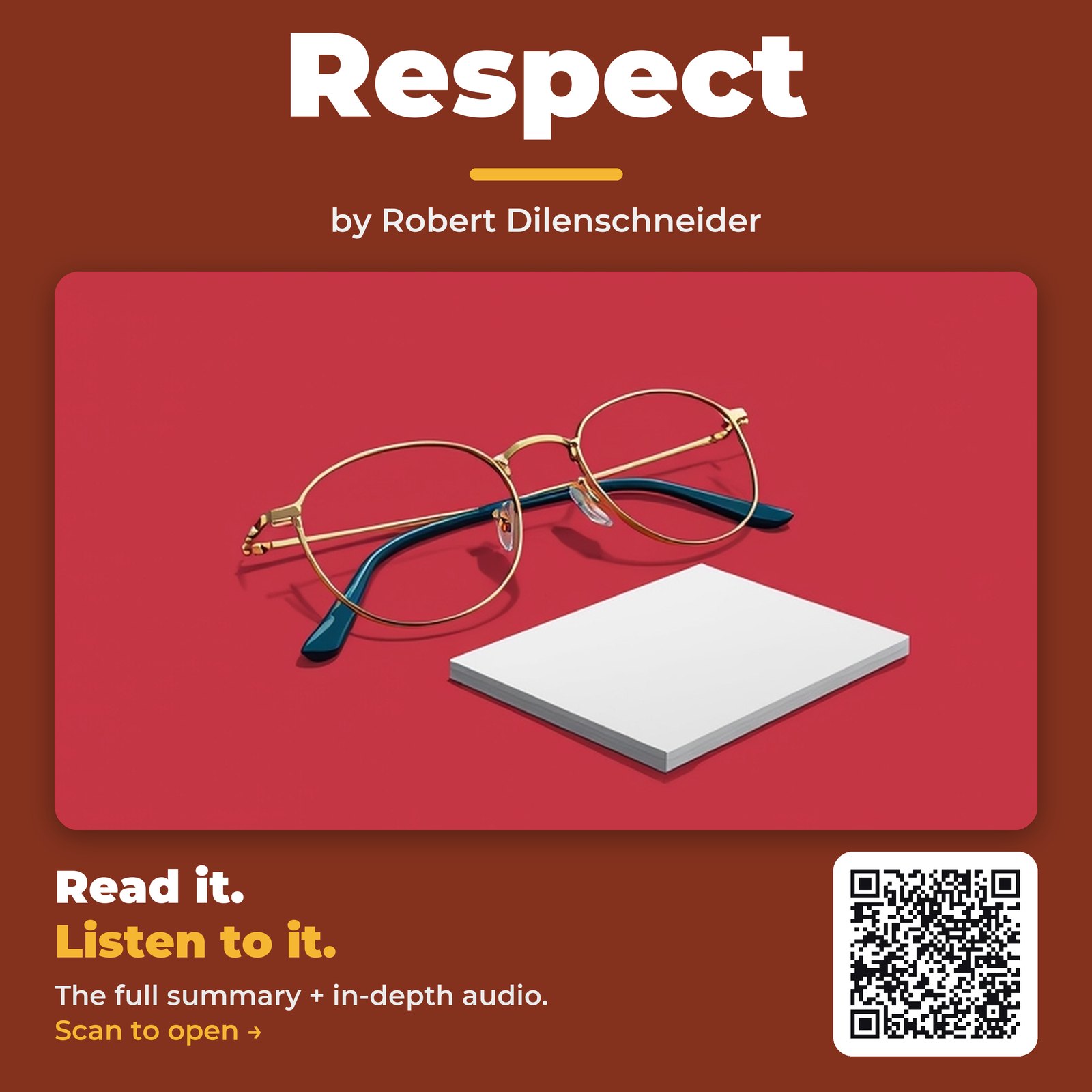 Respect by Robert Dilenschneider - Book Summary