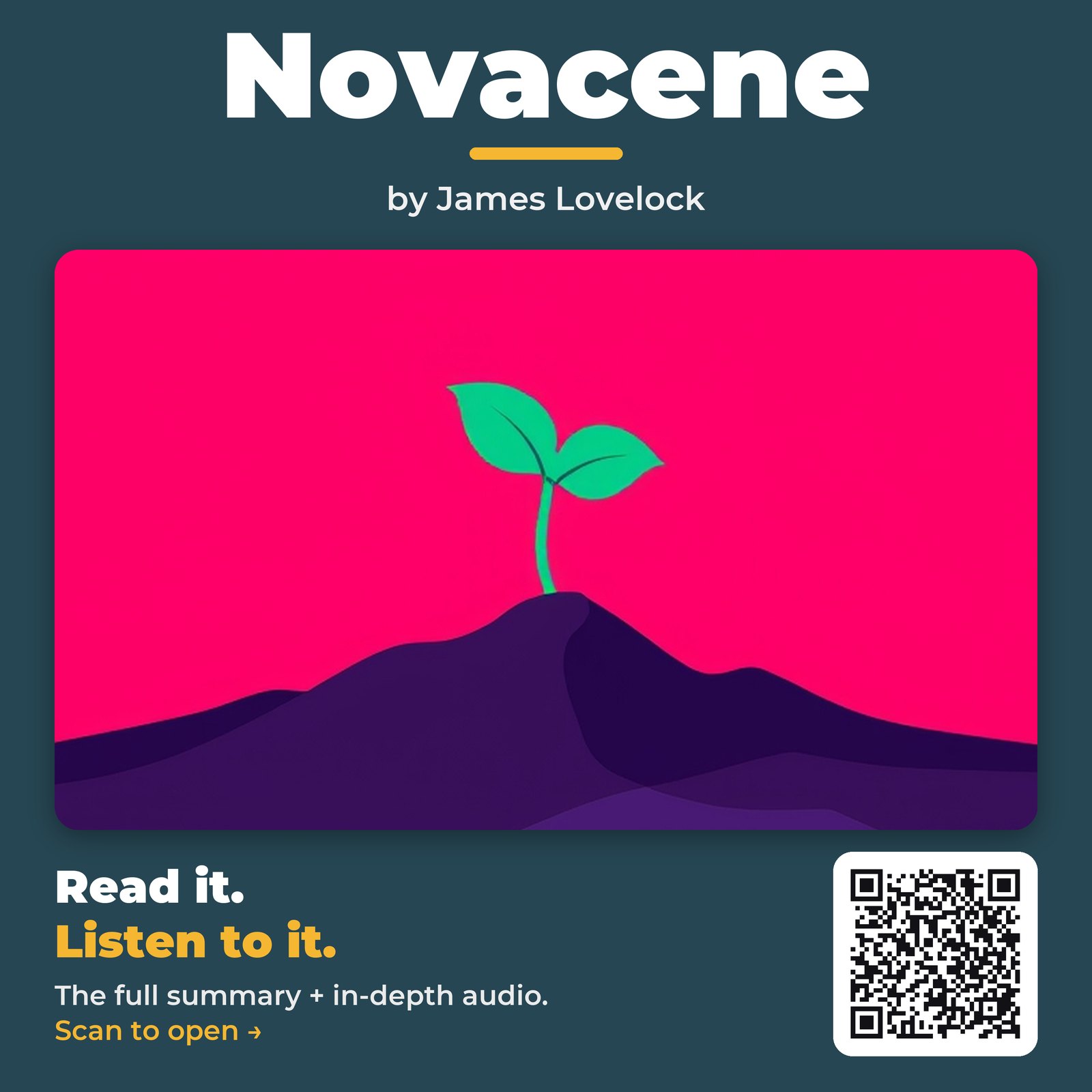 Novacene by James Lovelock
