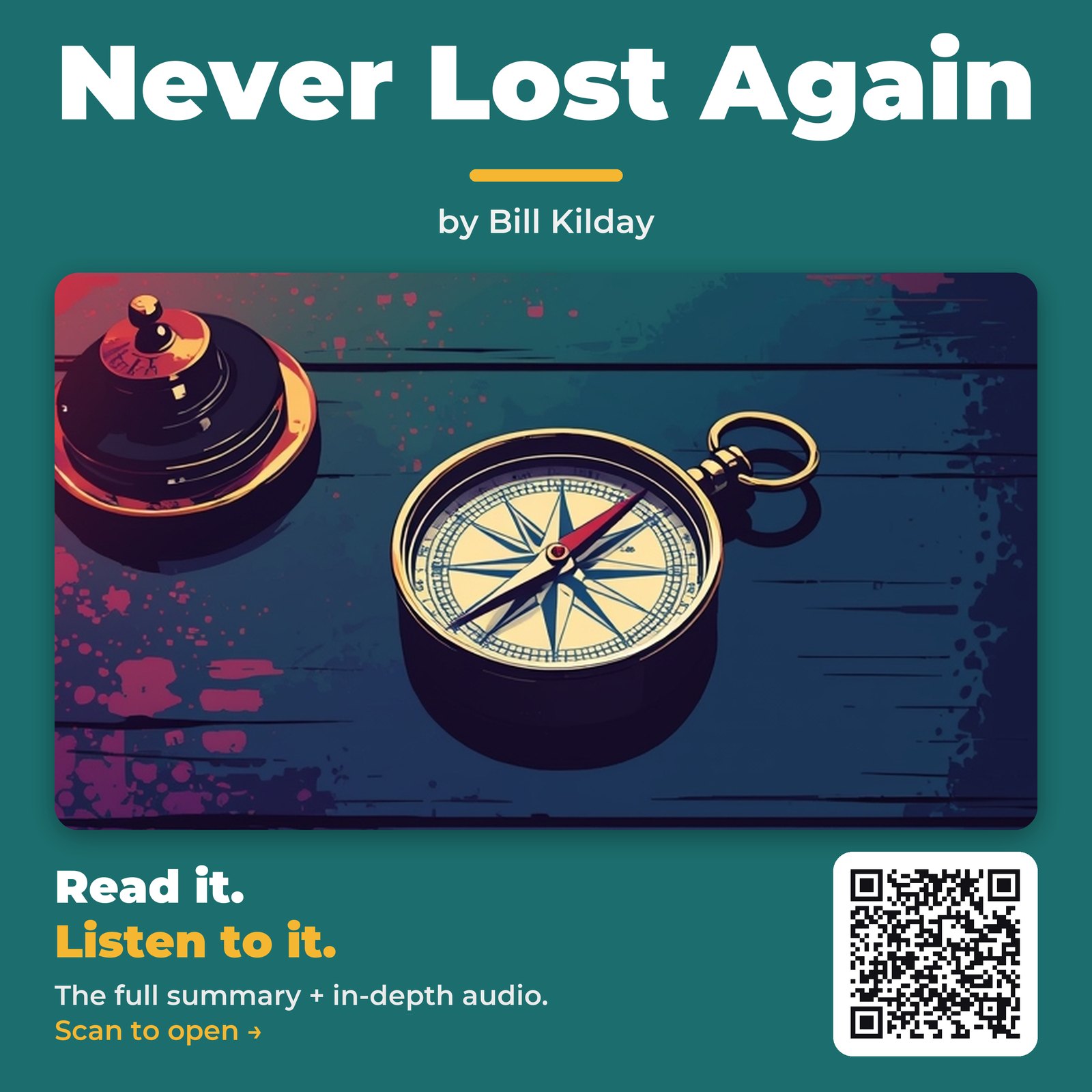 Never Lost Again by Bill Kilday - Book Summary