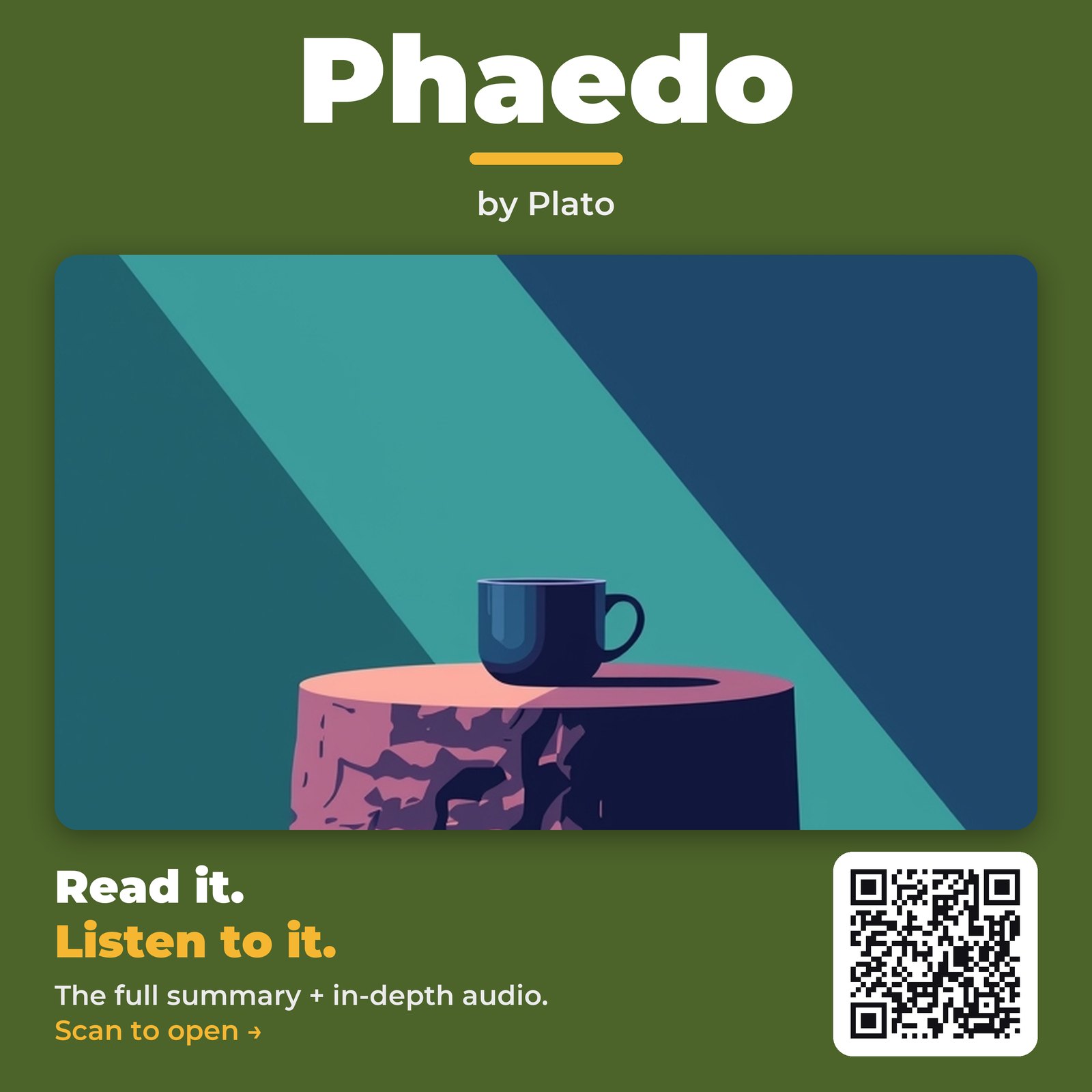Phaedo by Plato - Book Summary