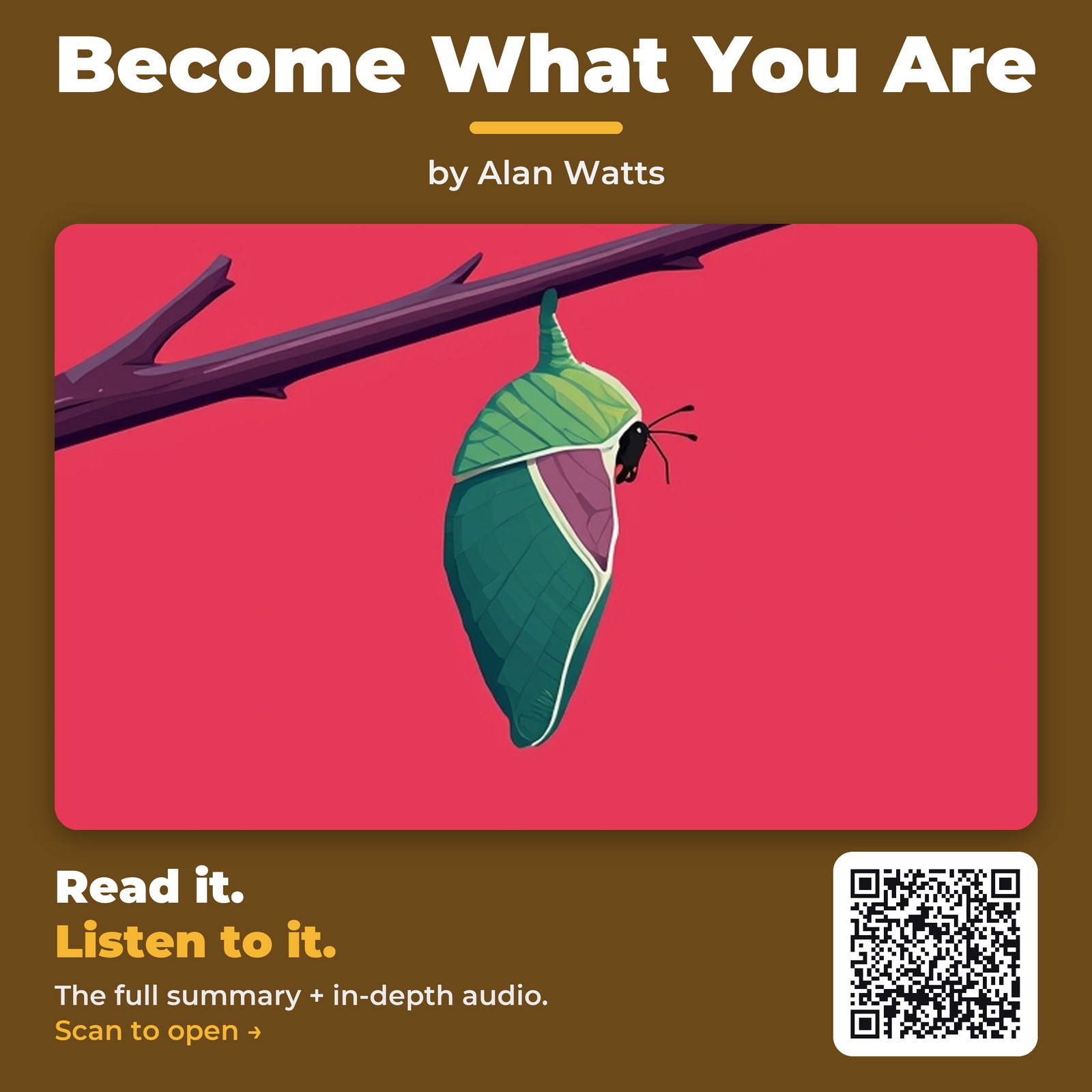 Become What You Are by Alan Watts - Book Summary