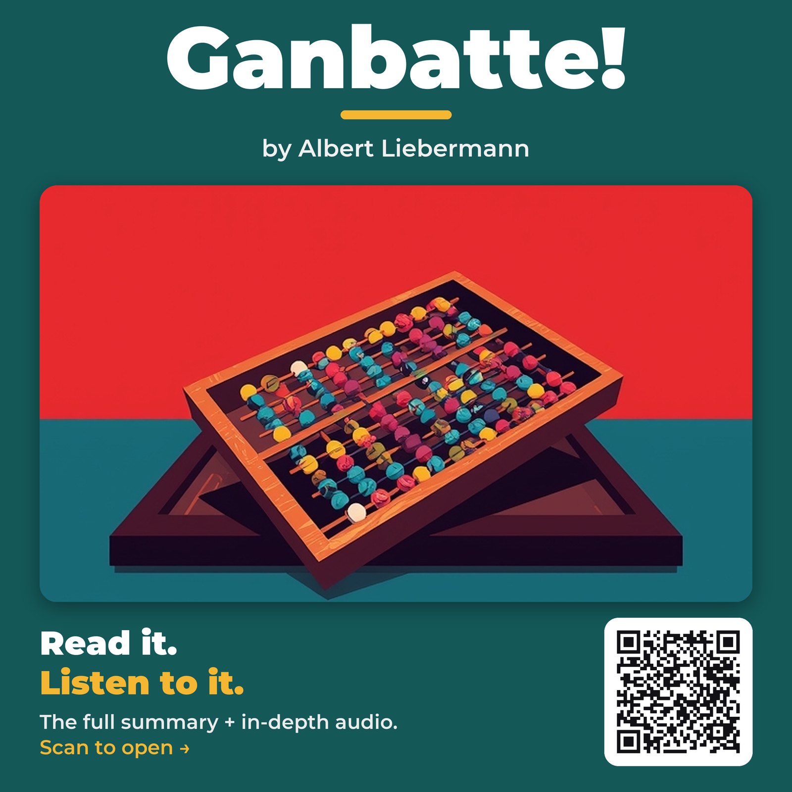 Ganbatte! by Albert Liebermann - Book Summary