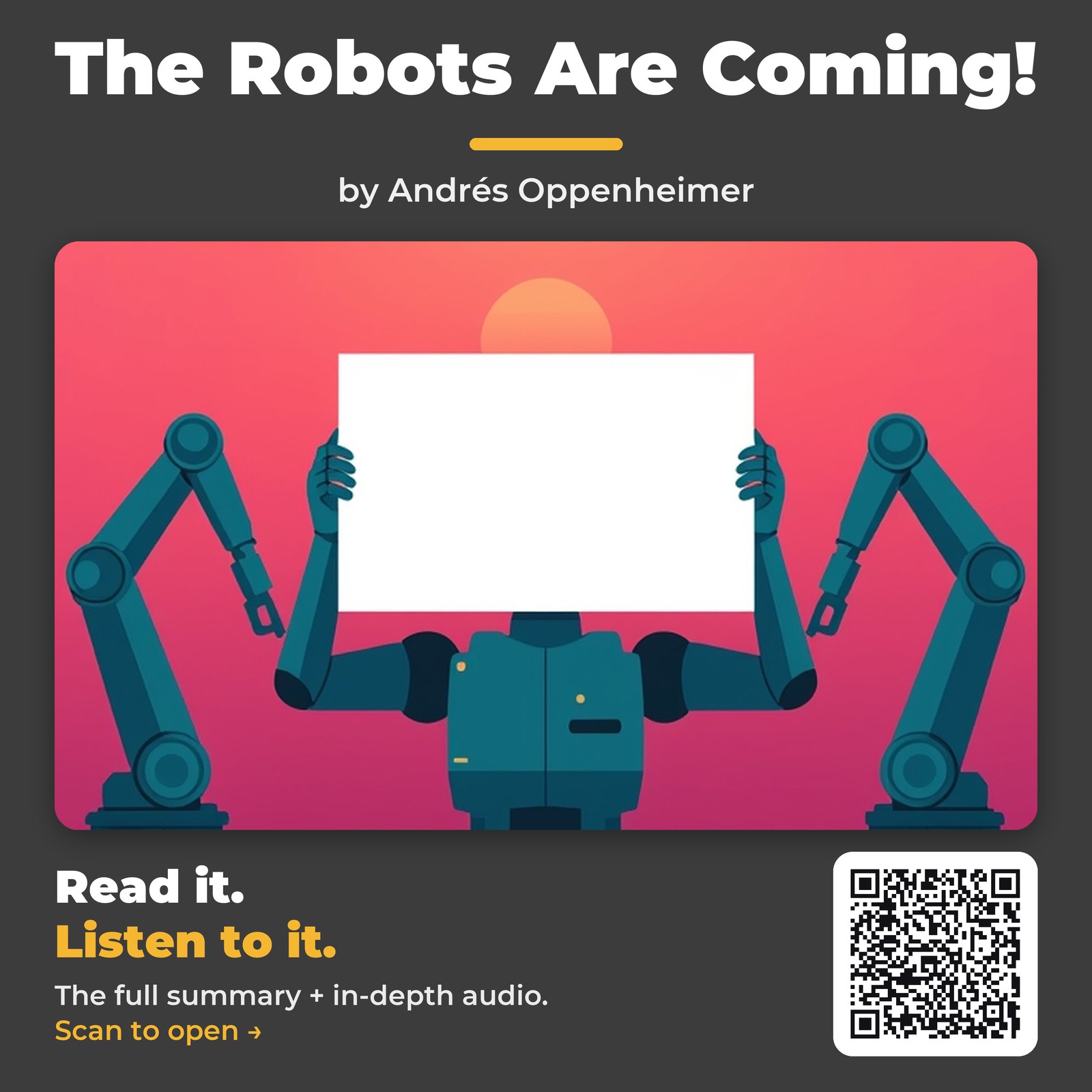 The Robots Are Coming! by Andrés Oppenheimer - Book Summary