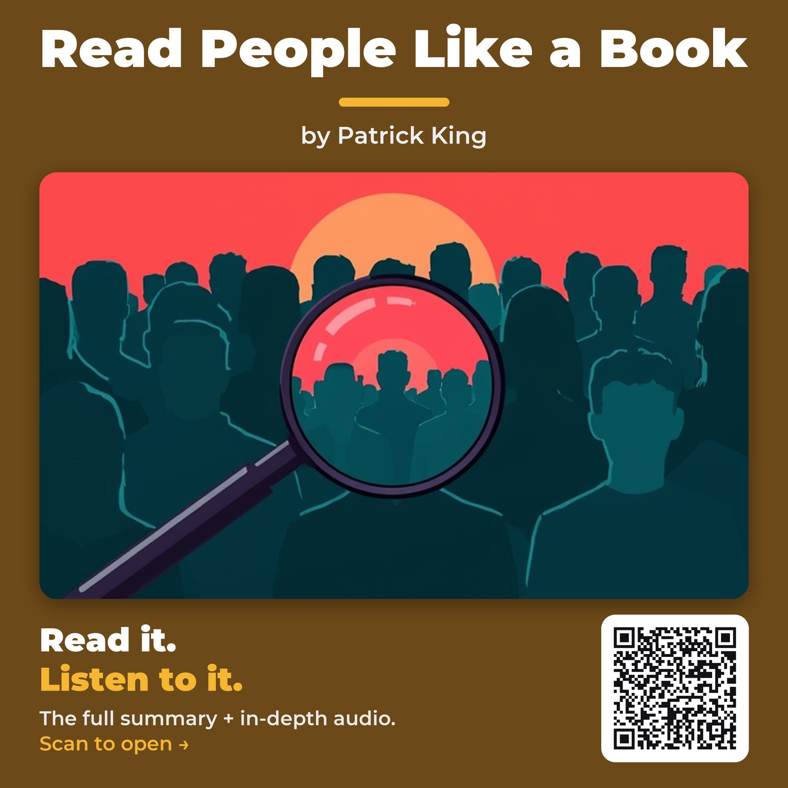Read People Like a Book by Patrick King - Book Summary