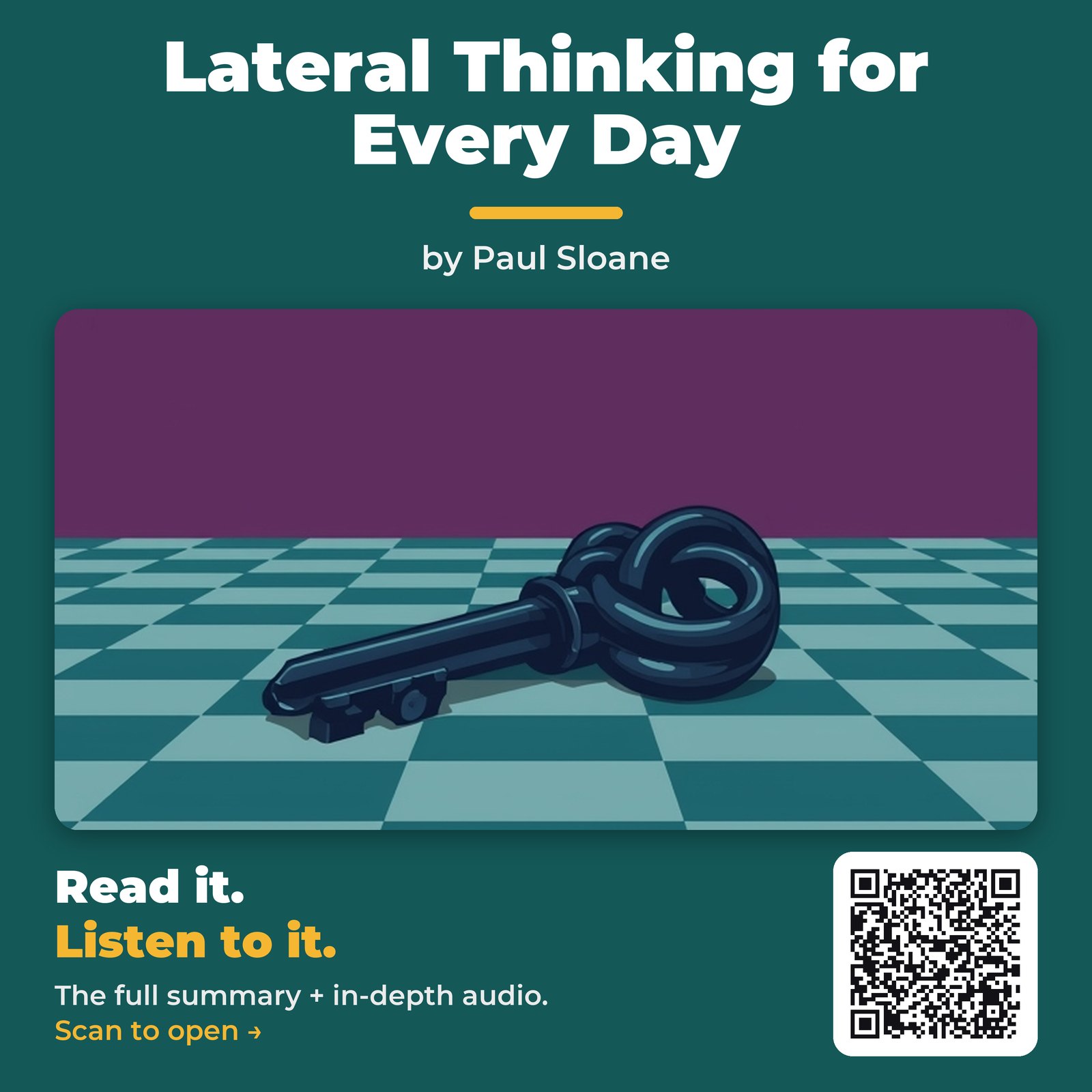Lateral Thinking for Every Day by Paul Sloane