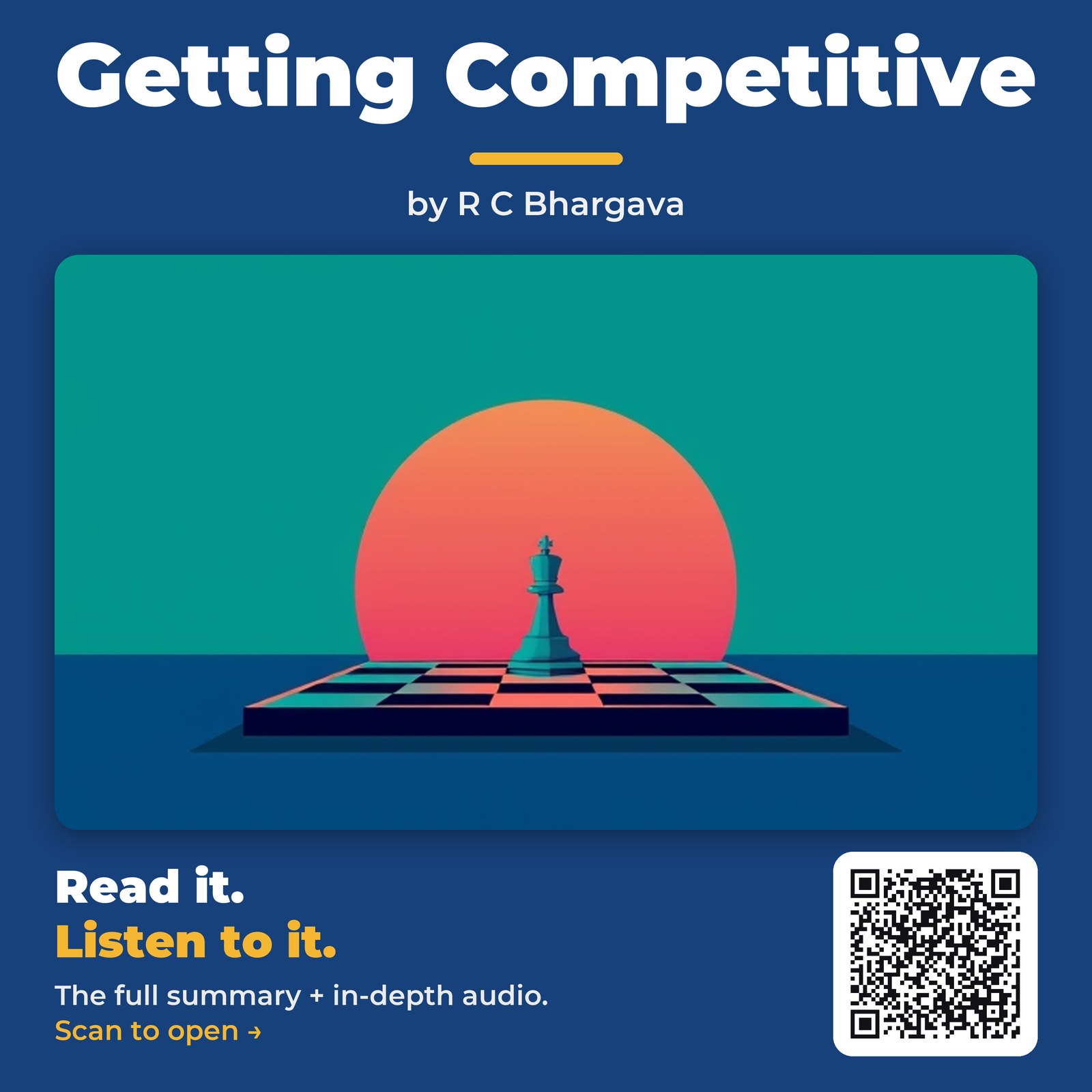 Getting Competitive by R C Bhargava - Book Summary