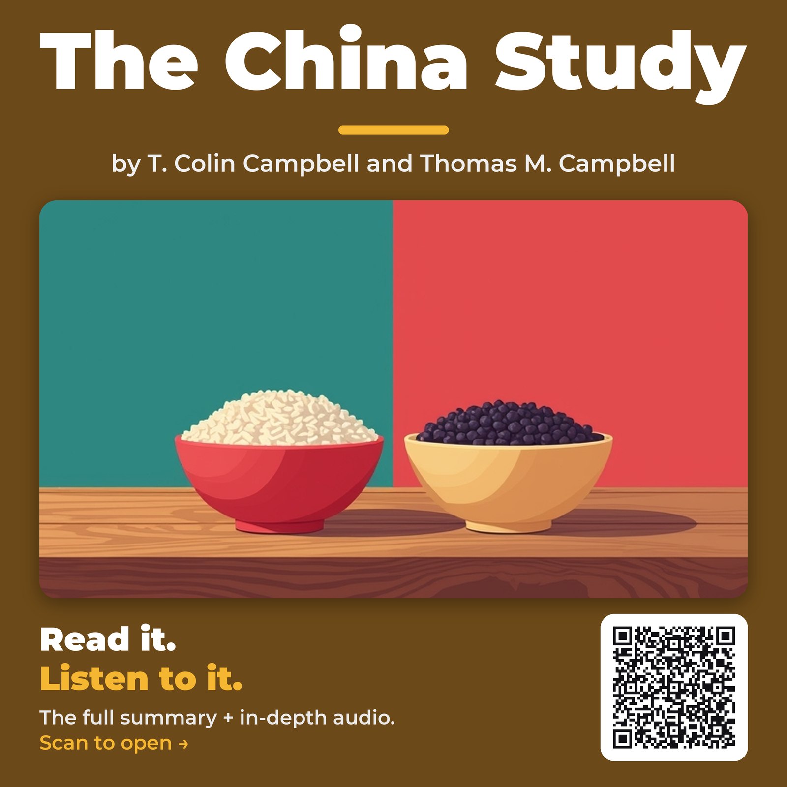 The China Study by T. Colin Campbell and Thomas M. Campbell - Book Summary
