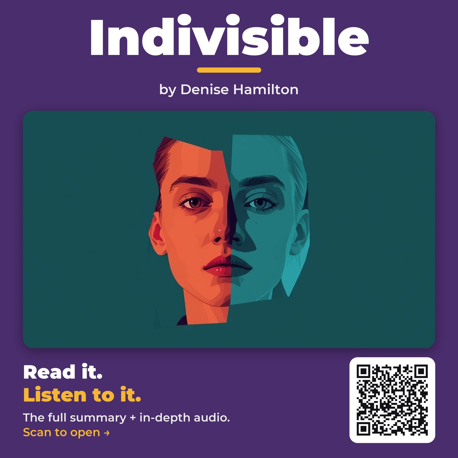 Indivisible by Denise Hamilton - Book Summary