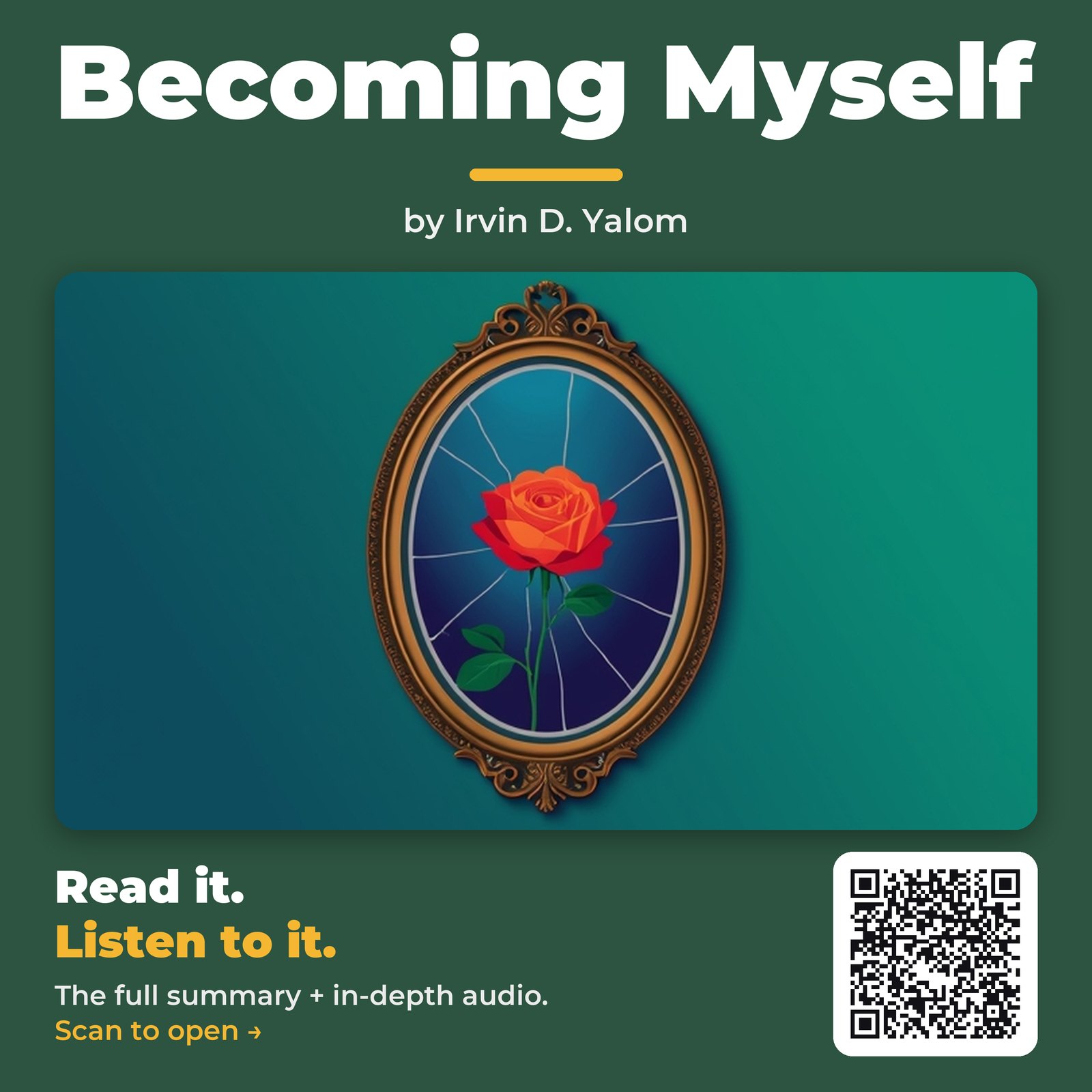 Becoming Myself by Irvin D. Yalom - Book Summary