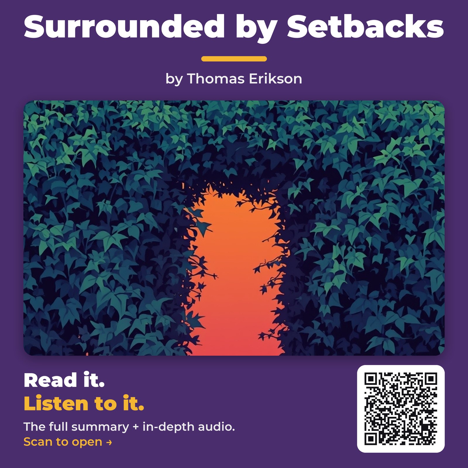 Surrounded by Setbacks by Thomas Erikson - Book Summary
