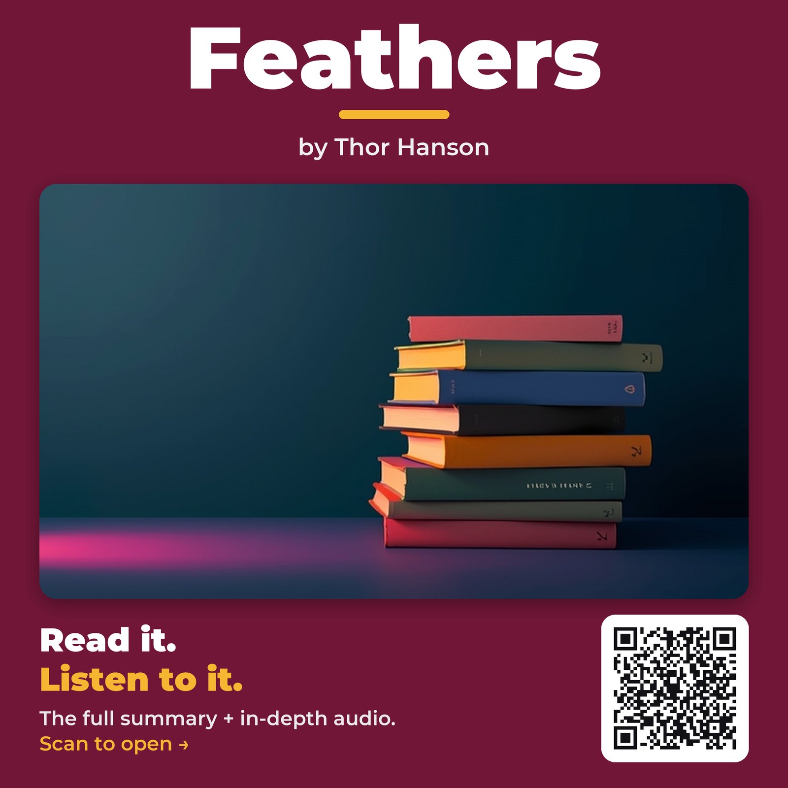 Feathers by Thor Hanson - Book Summary