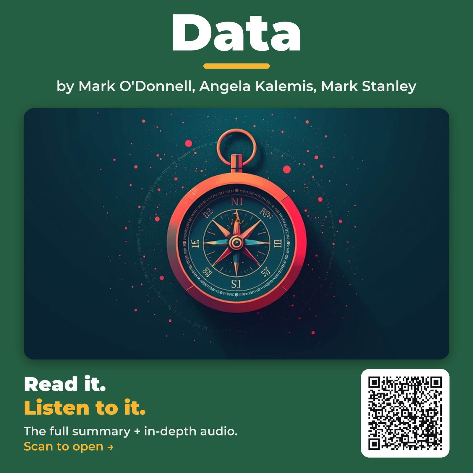 Data by Mark O'Donnell, Angela Kalemis, Mark Stanley - Book Summary