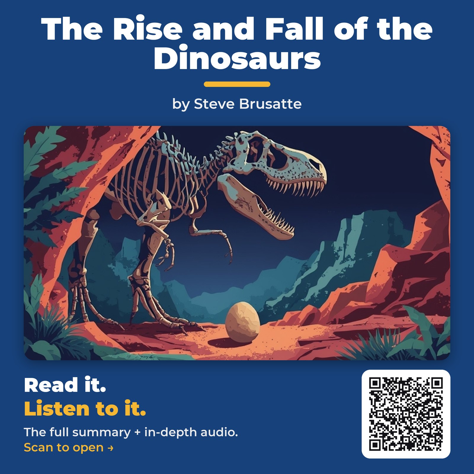 The Rise and Fall of the Dinosaurs by Steve Brusatte
