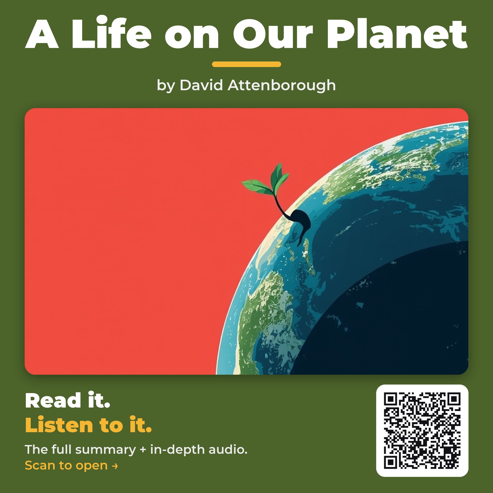 A Life on Our Planet by David Attenborough - Book Summary