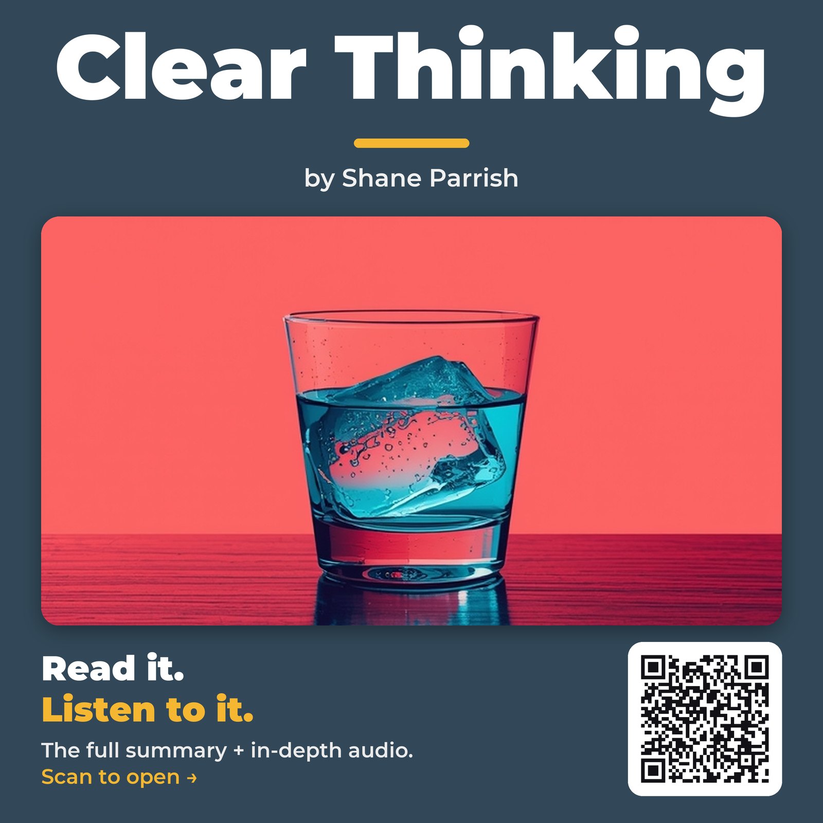 Clear Thinking by Shane Parrish - Book Summary