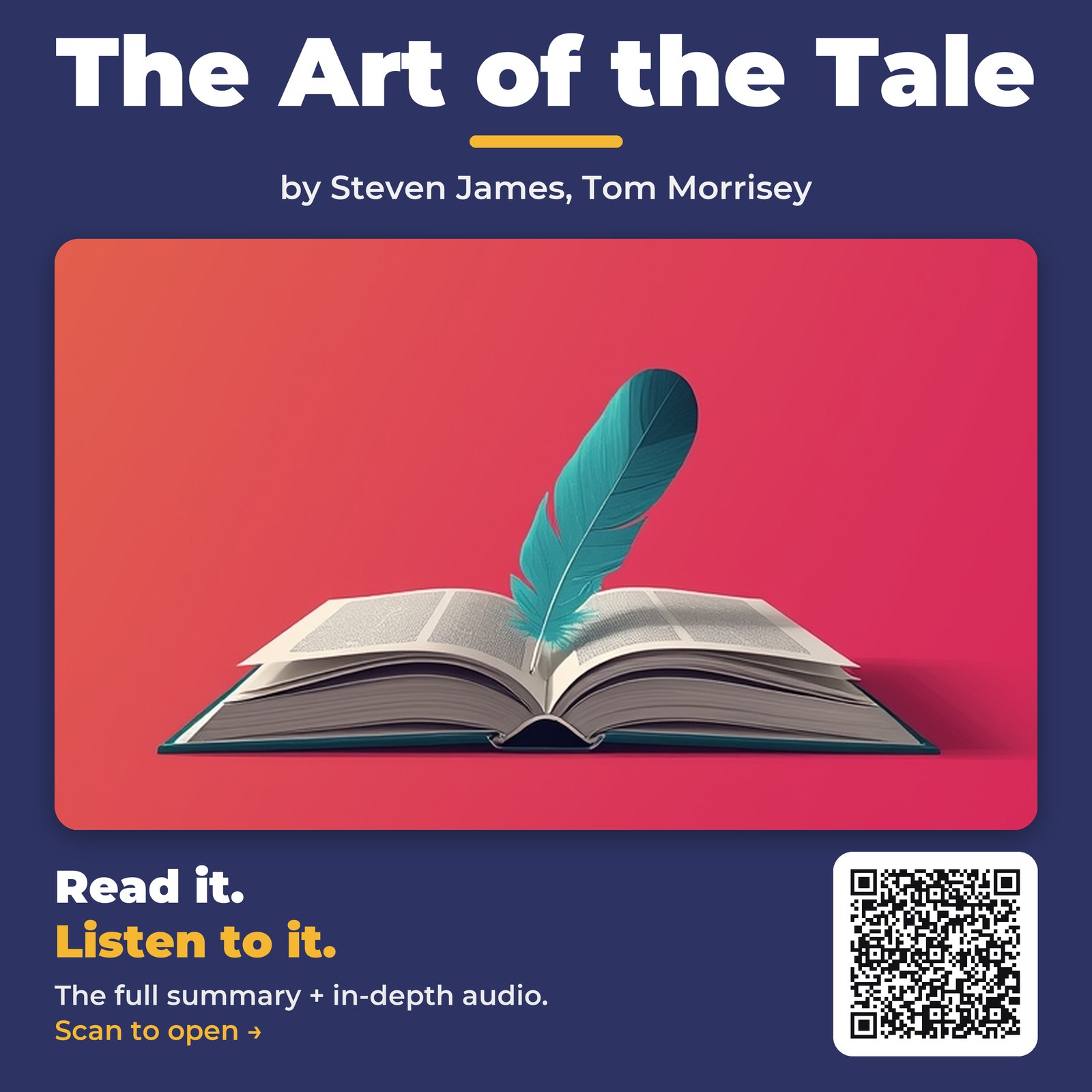 The Art of the Tale by Steven James, Tom Morrisey - Book Summary