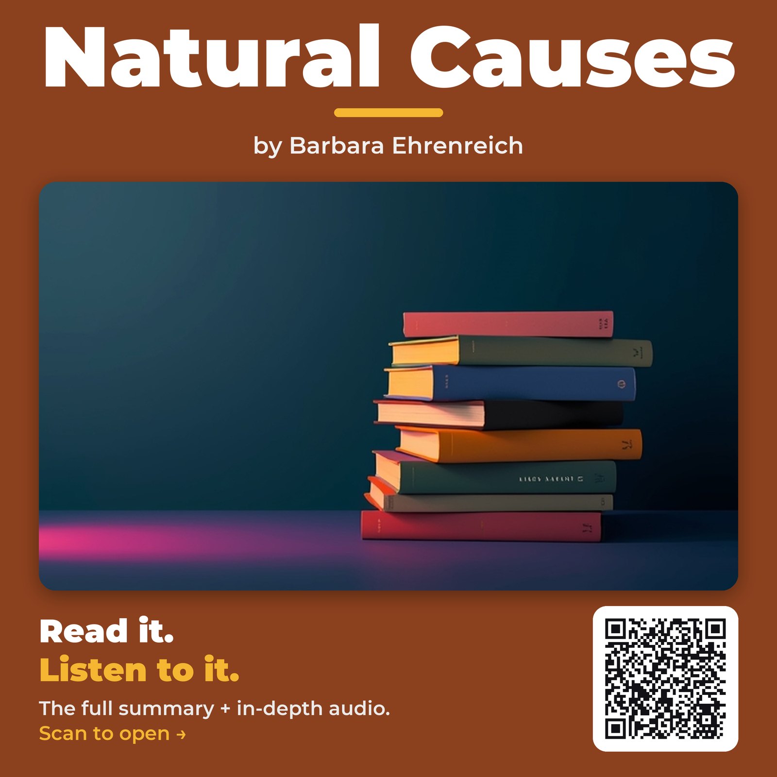 Natural Causes by Barbara Ehrenreich - Book Summary
