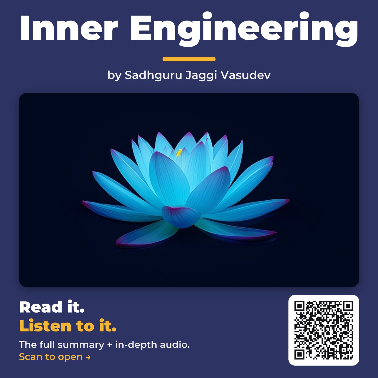 Inner Engineering by Sadhguru Jaggi Vasudev - Book Summary
