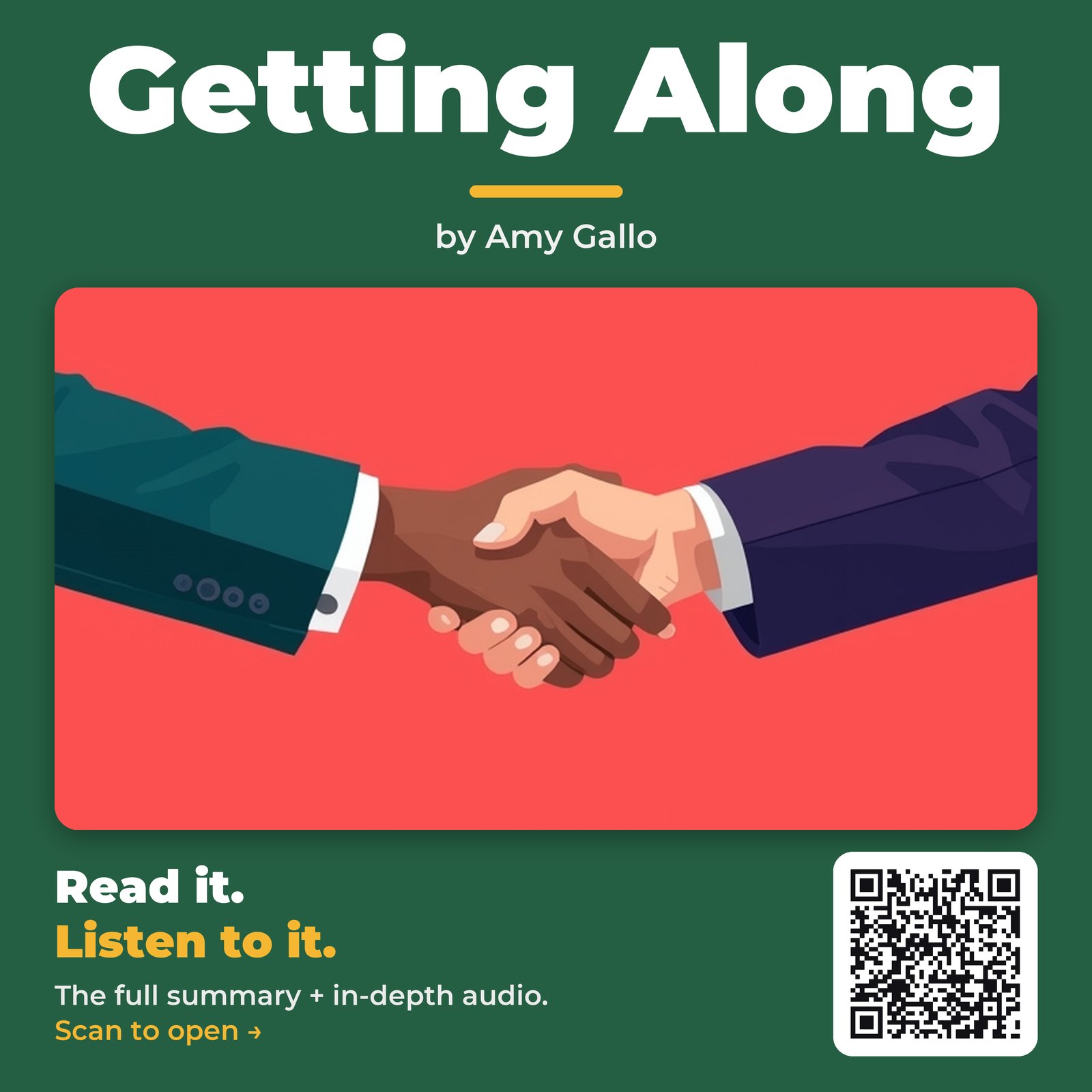 Getting Along by Amy Gallo - Book Summary