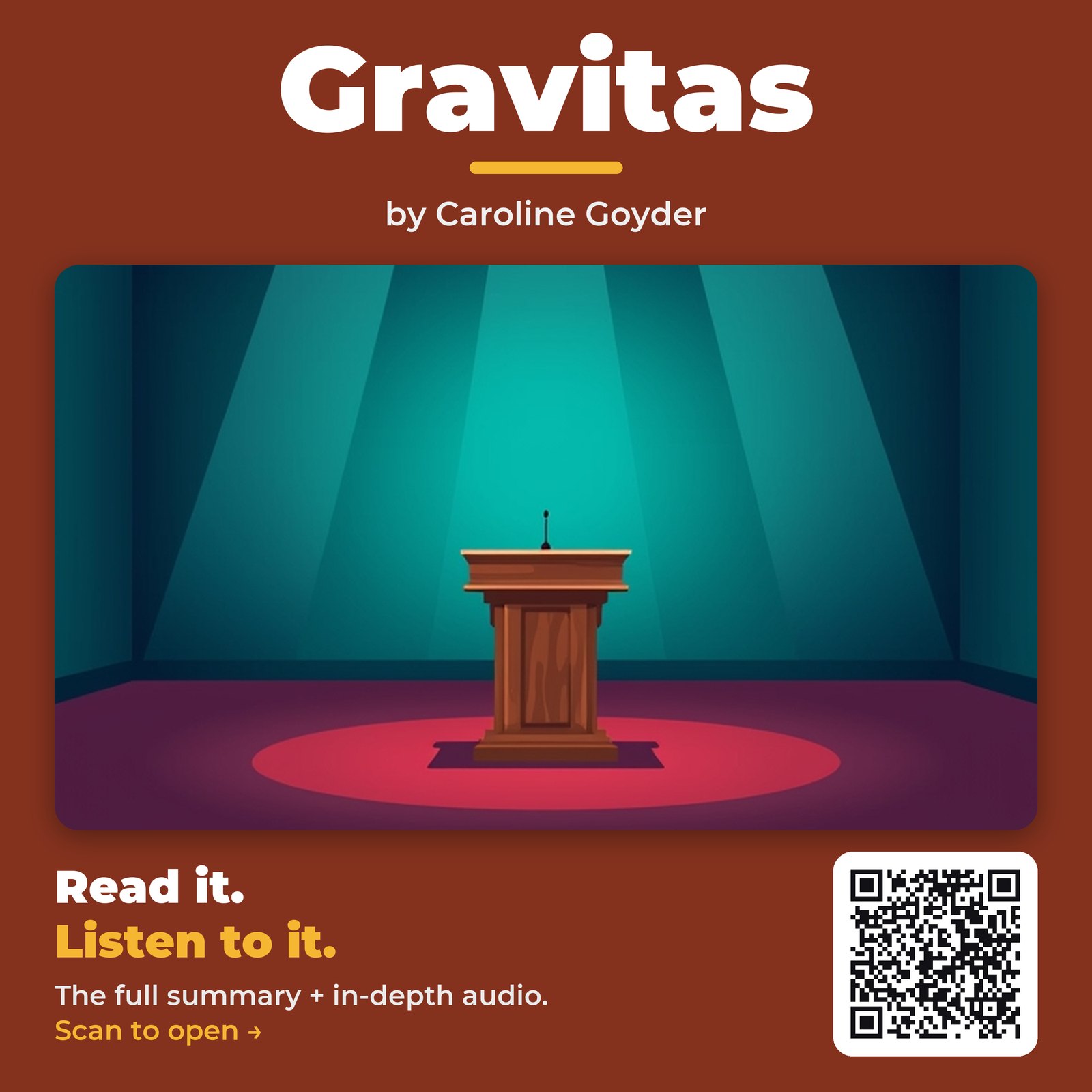 Gravitas by Caroline Goyder - Book Summary
