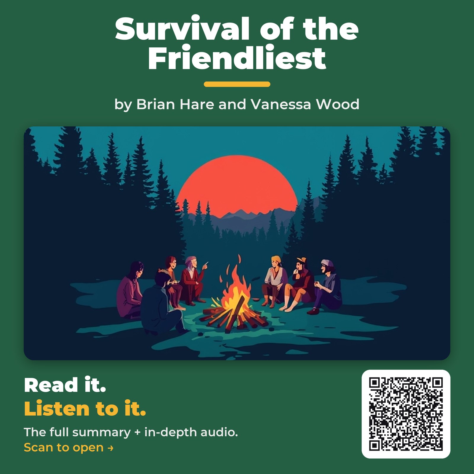 Survival of the Friendliest by Brian Hare and Vanessa Wood - Book Summary