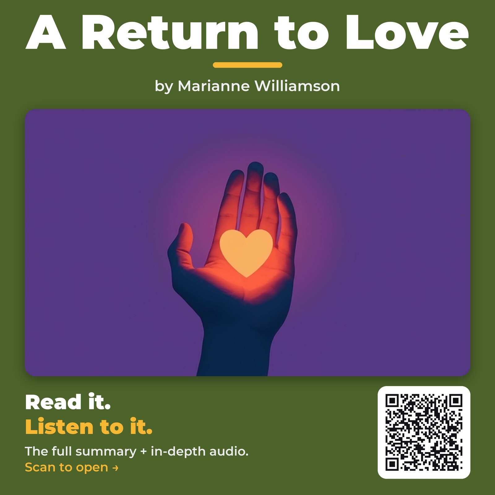A Return to Love by Marianne Williamson