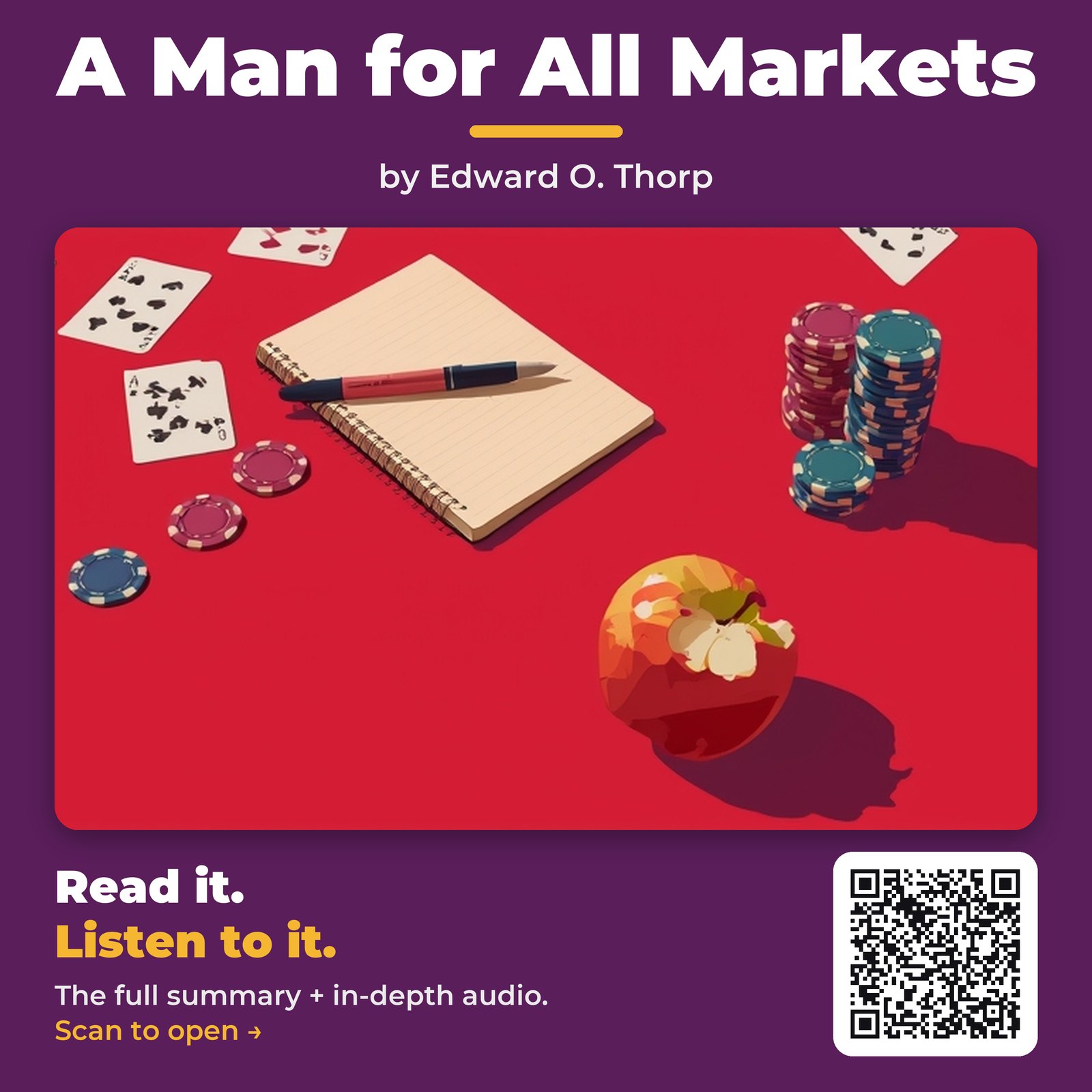 A Man for All Markets by Edward O. Thorp - Book Summary