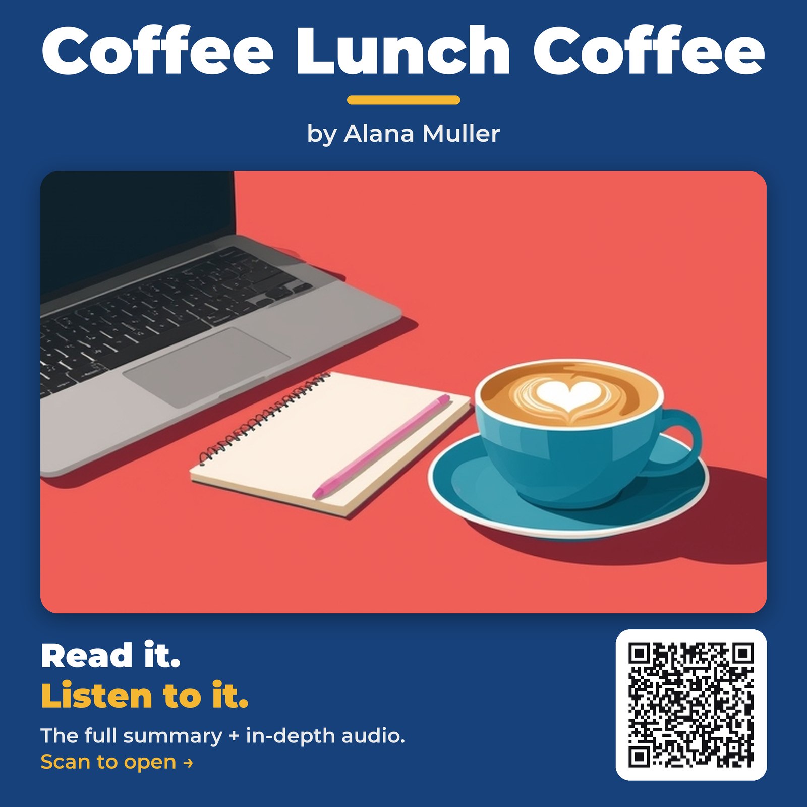 Coffee Lunch Coffee by Alana Muller
