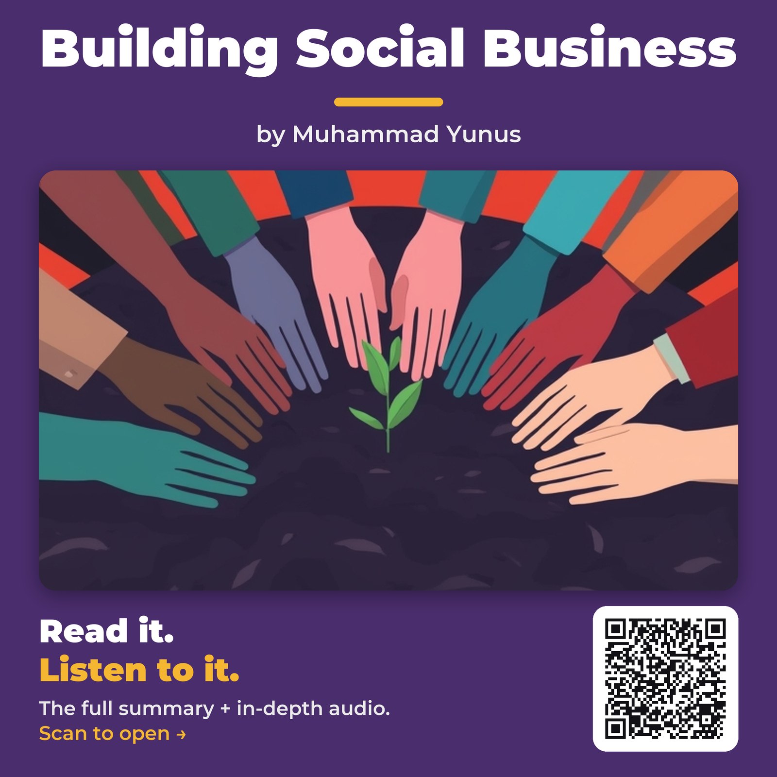 Building Social Business by Muhammad Yunus - Book Summary