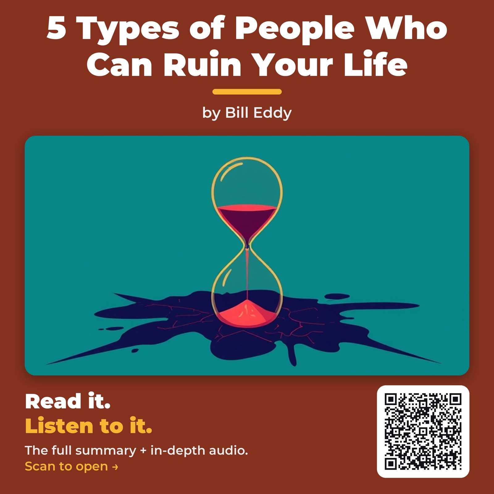5 Types of People Who Can Ruin Your Life by Bill Eddy