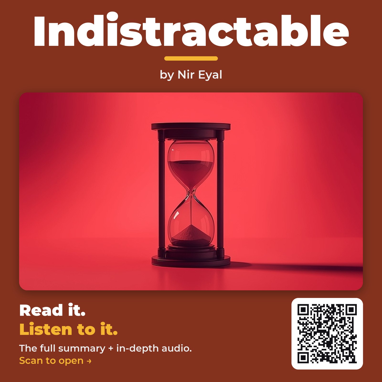 Indistractable by Nir Eyal