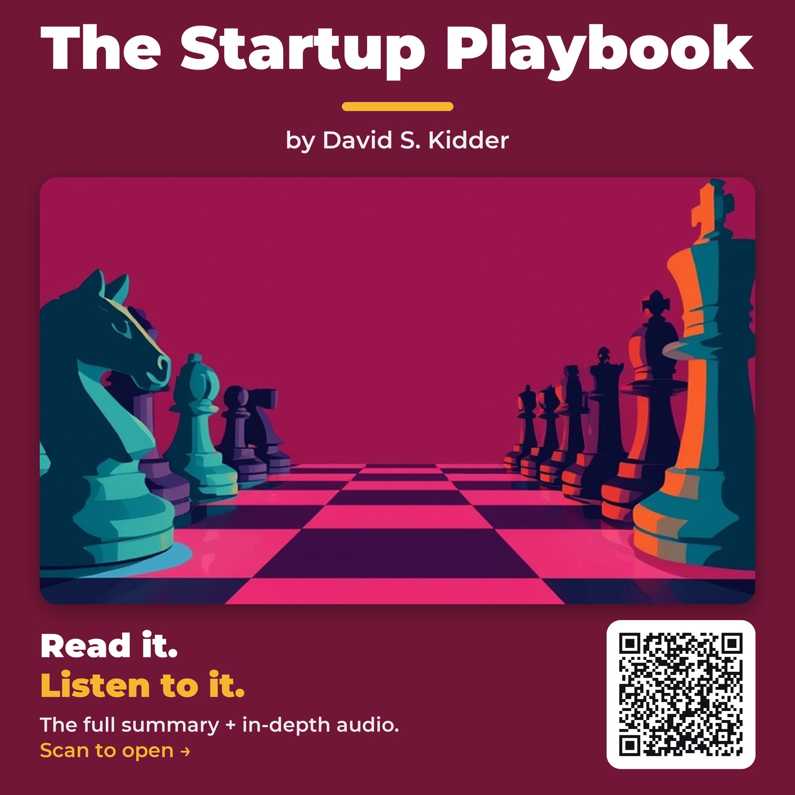 The Startup Playbook by David S. Kidder