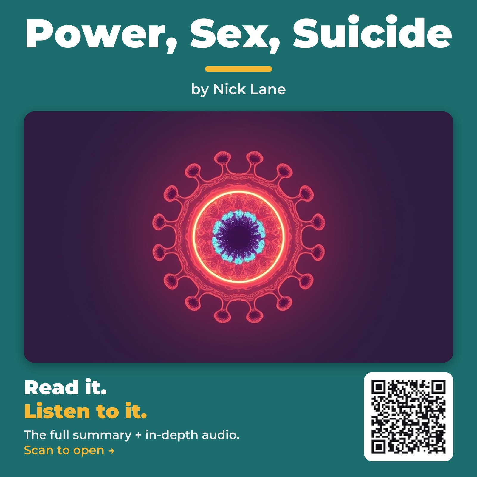 Power, Sex, Suicide by Nick Lane - Book Summary