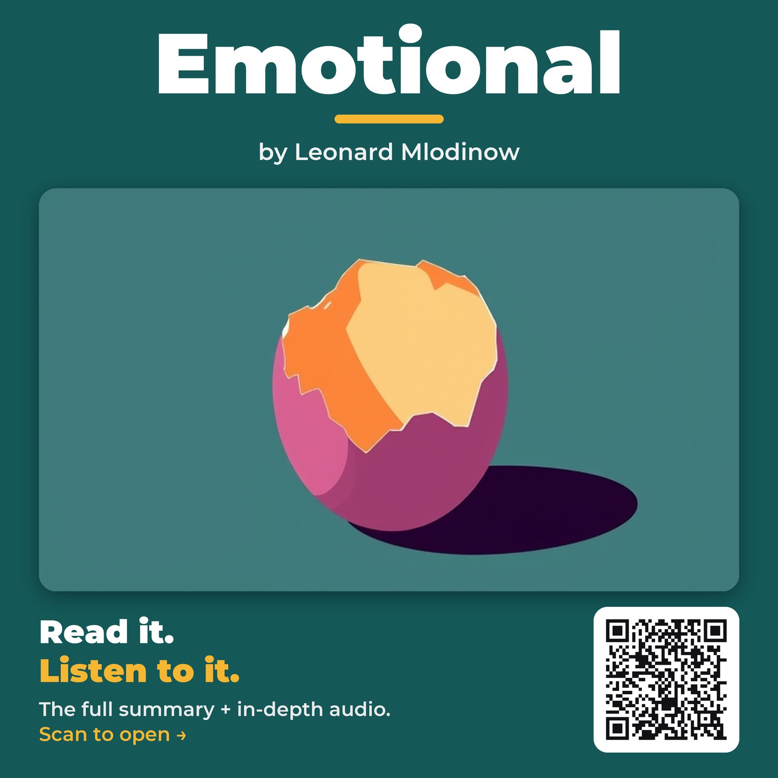 Emotional by Leonard Mlodinow - Book Summary