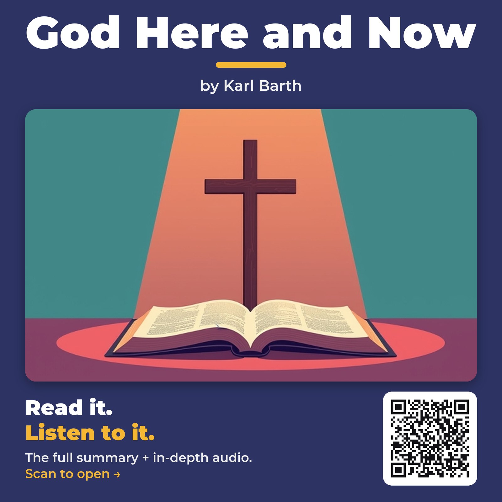 God Here and Now by Karl Barth - Book Summary