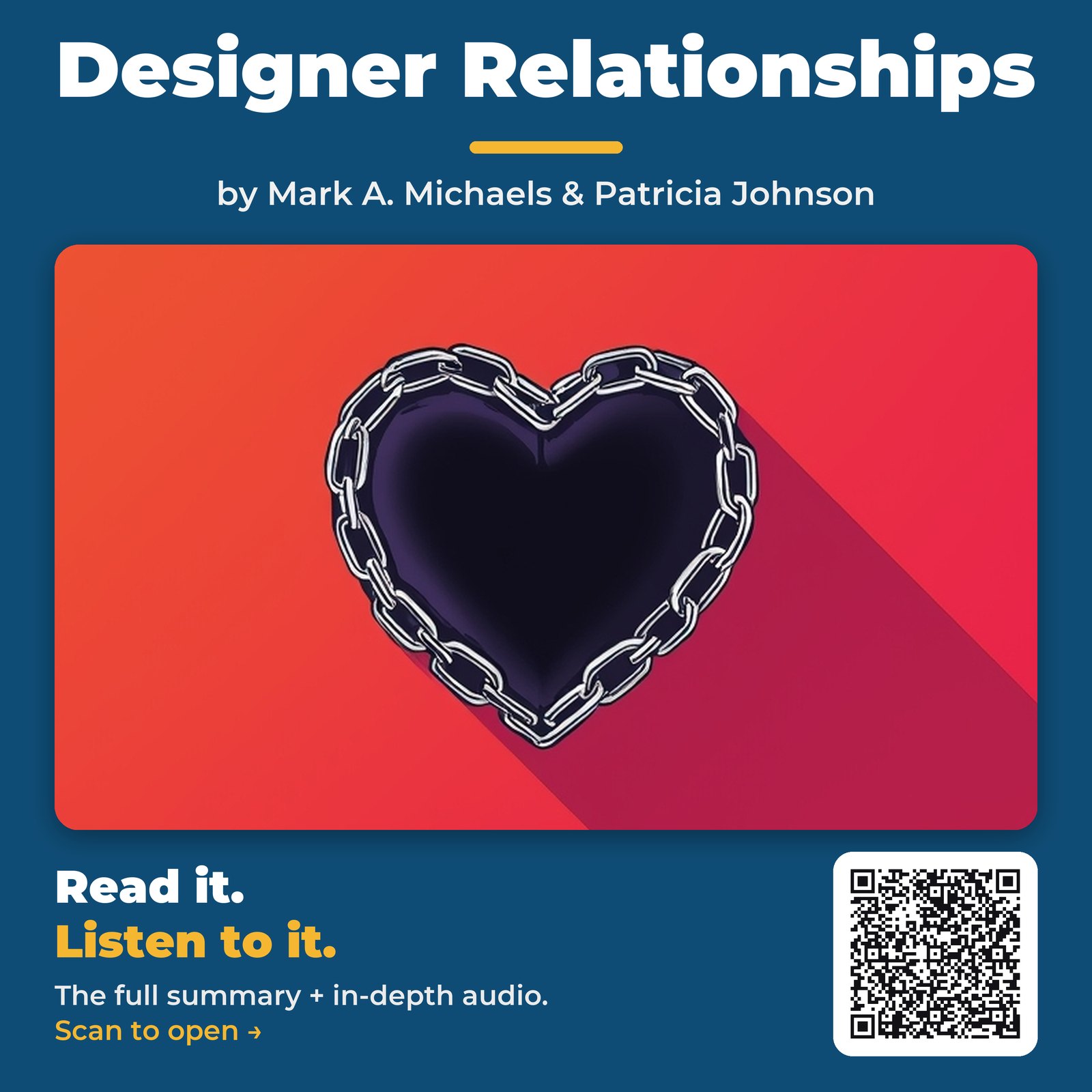 Designer Relationships by Mark A. Michaels & Patricia Johnson - Book Summary