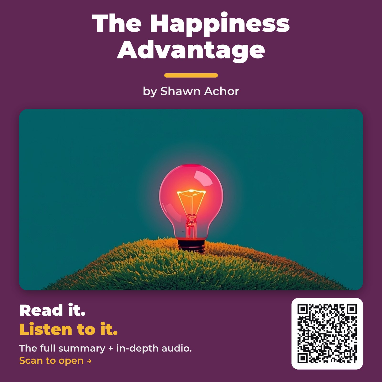 The Happiness Advantage by Shawn Achor - Book Summary