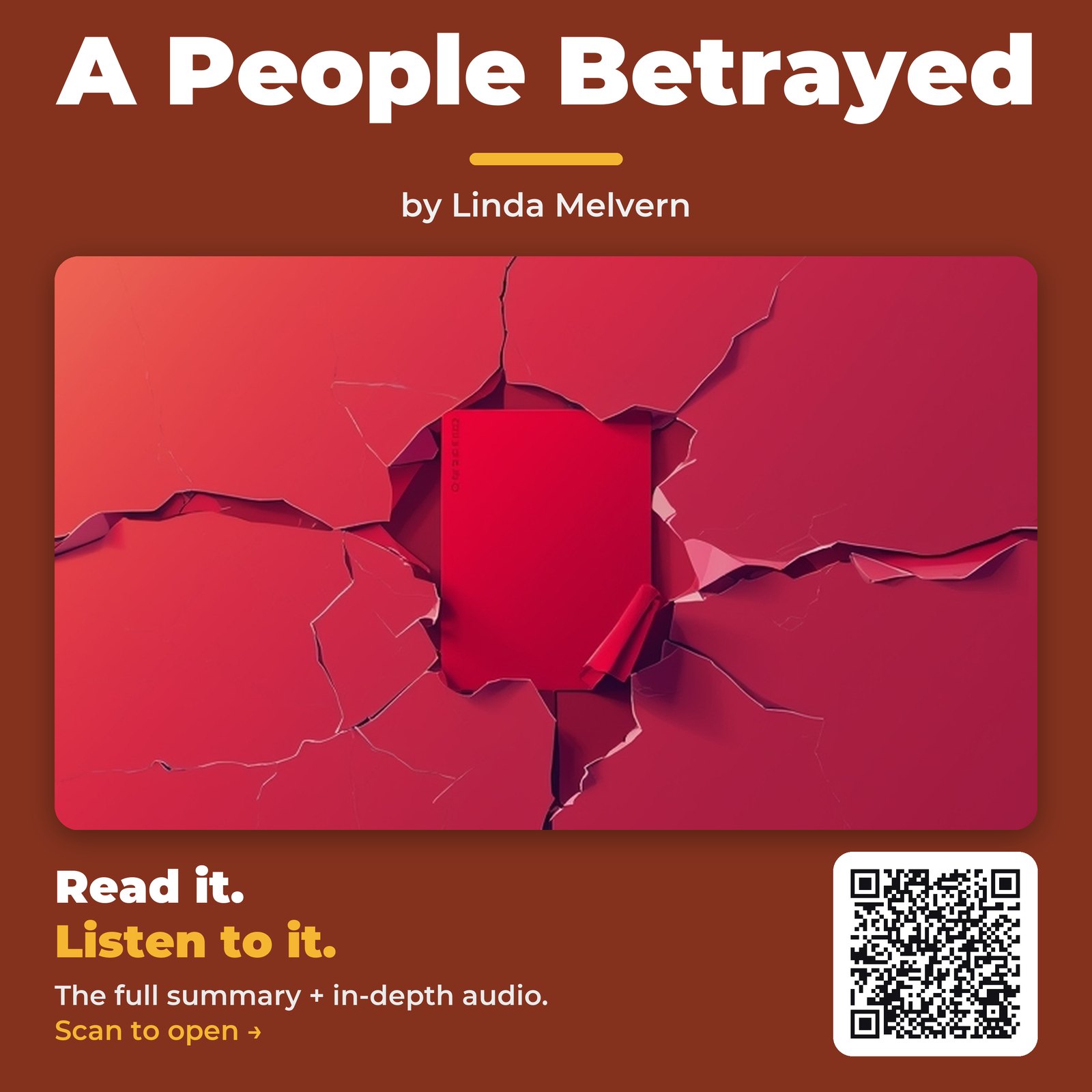 A People Betrayed by Linda Melvern - Book Summary