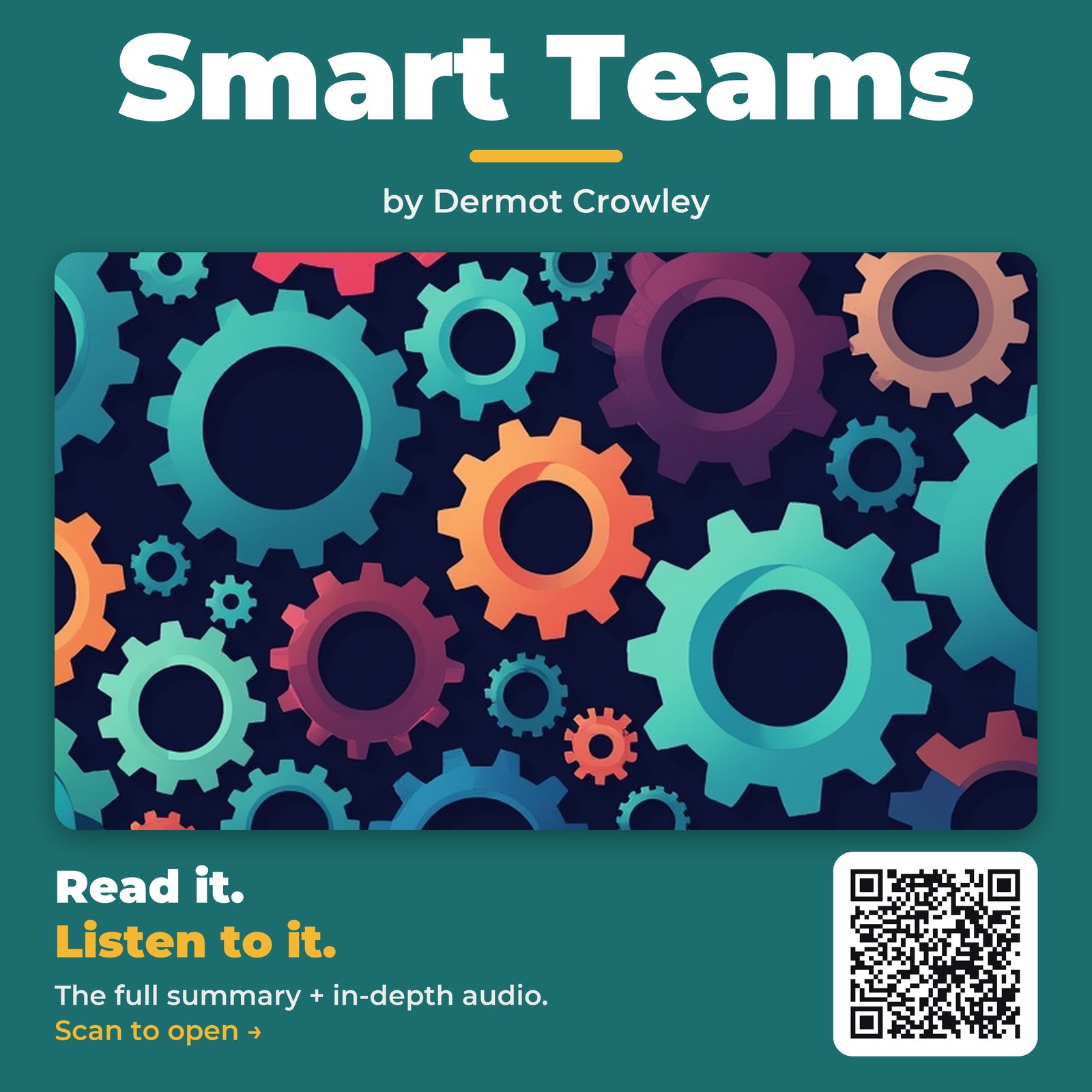 Smart Teams by Dermot Crowley - Book Summary