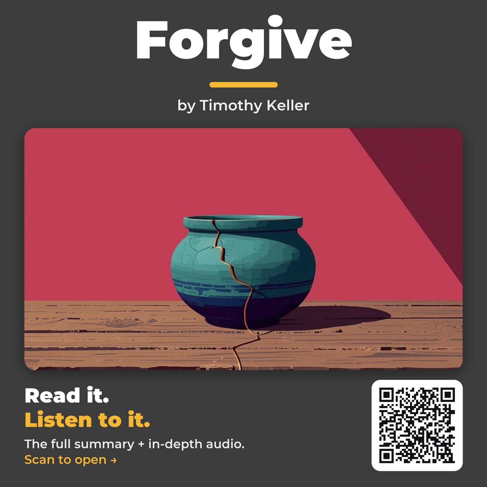 Forgive by Timothy Keller - Book Summary