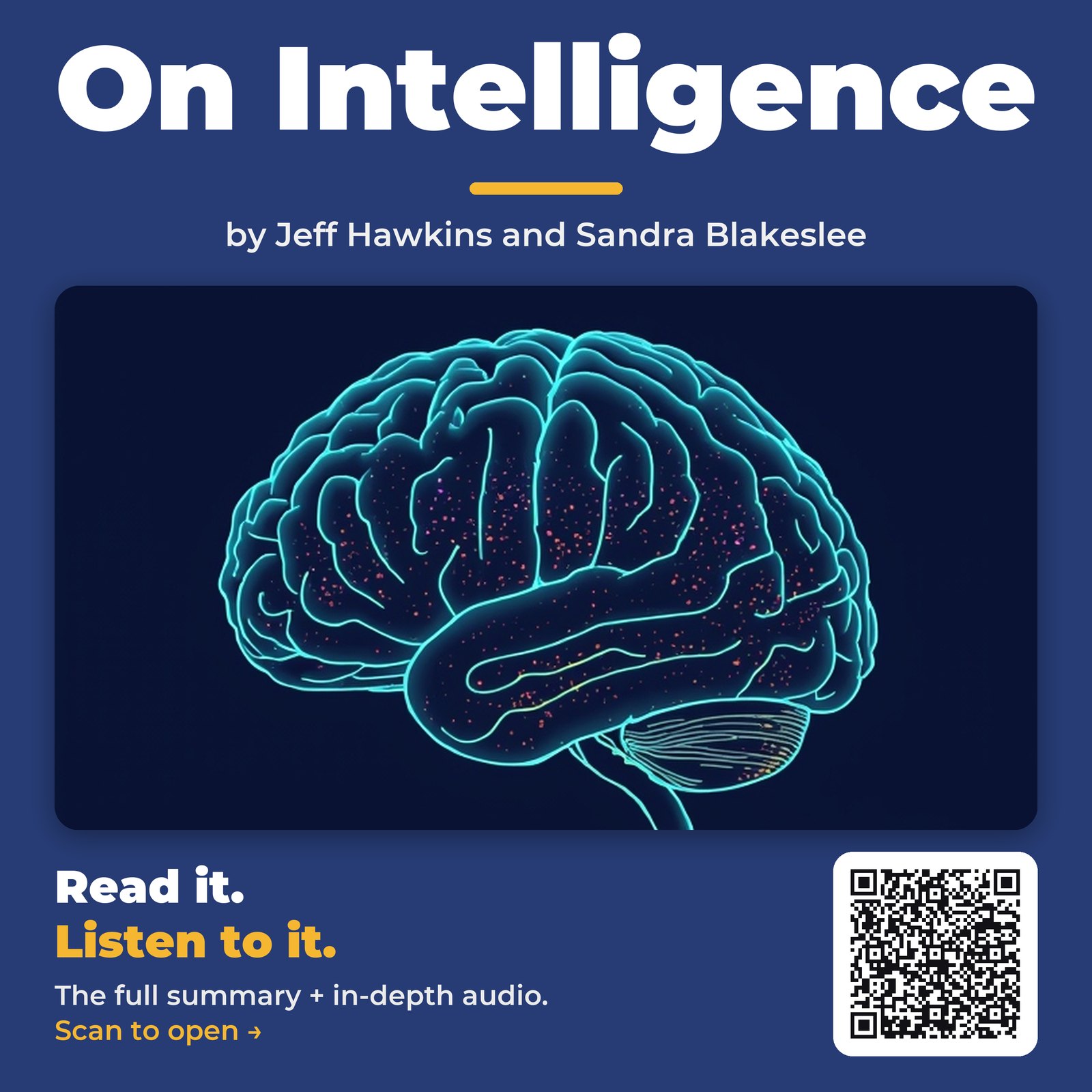 On Intelligence by Jeff Hawkins and Sandra Blakeslee