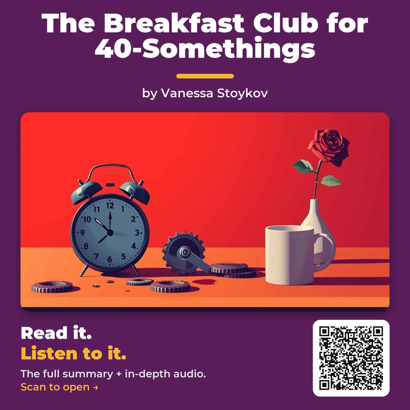 The Breakfast Club for 40-Somethings by Vanessa Stoykov - Book Summary