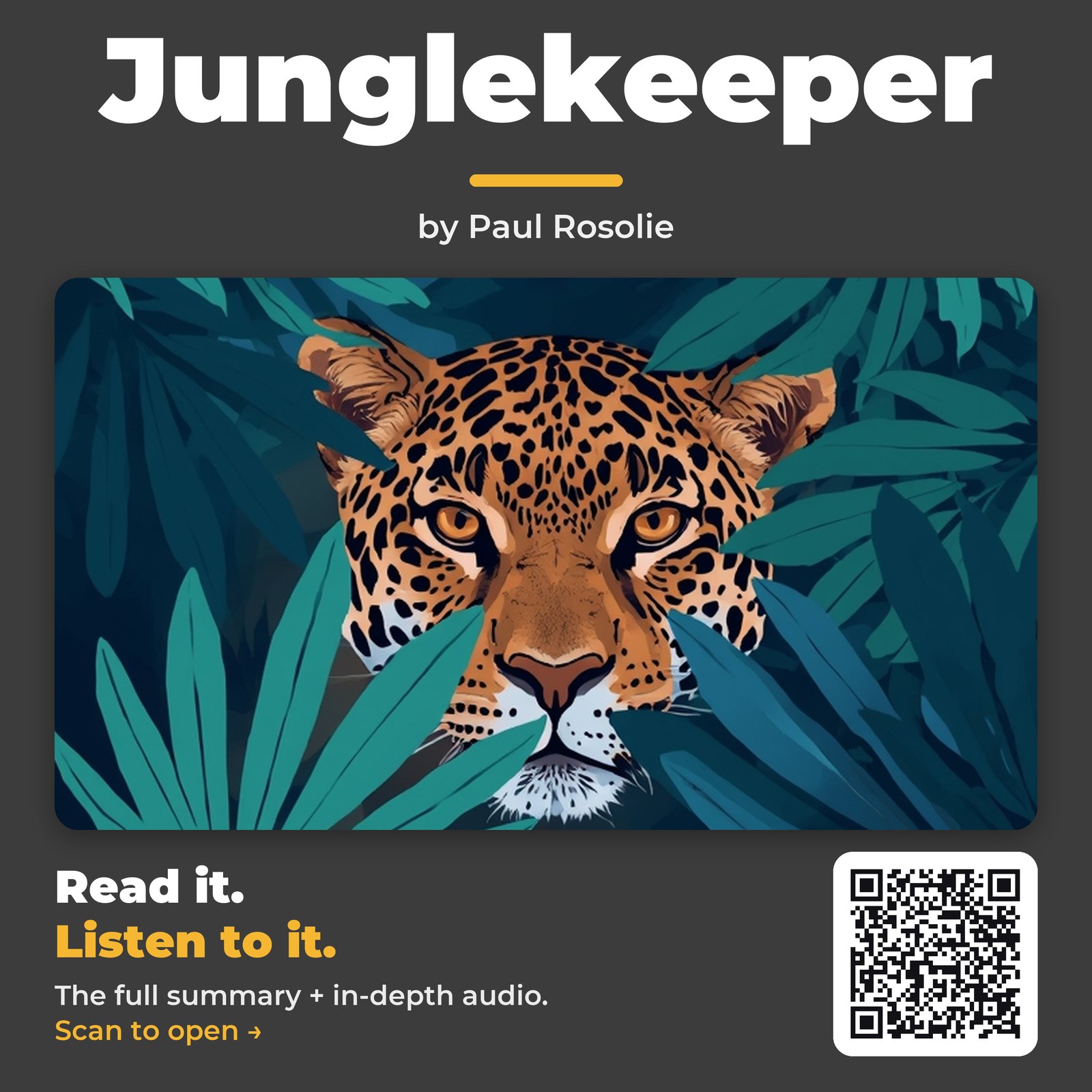 Junglekeeper by Paul Rosolie - Book Summary