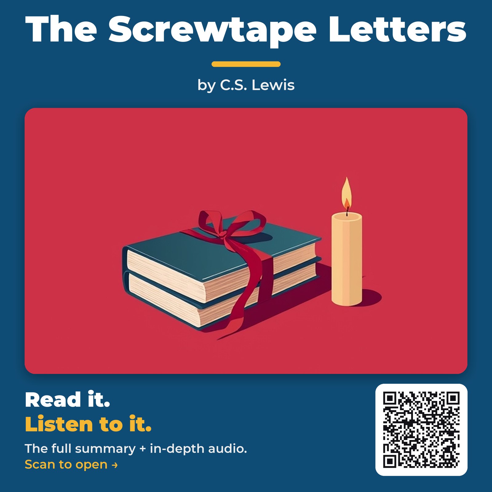 The Screwtape Letters by C.S. Lewis - Book Summary